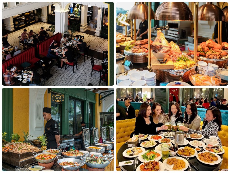 Quán buffet ở Hạ Long ngon nhất. Buffet sen Hà Thành