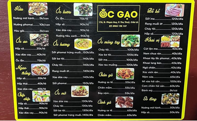 Quán ăn vặt Cửa Lò. Quán ăn vặt ngon ở Cửa Lò