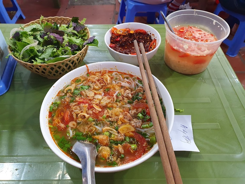 Quán bún riêu cua ở Hà Nội. Quán bún riêu cua ngon Hà Nội