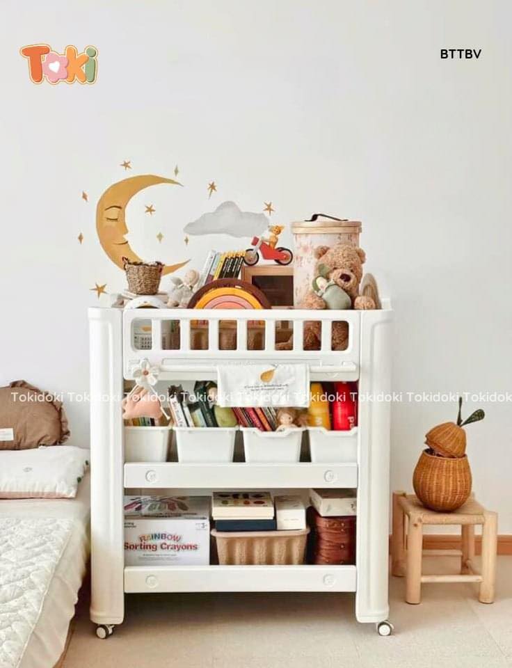 [🛒🇻🇳]Bàn thay tã đa năng, bàn thay đồ cho bé có bánh xe di chuyển Babyviva – Babyviva , SKU – BTTBV – tokidoki.com.vn 🇻🇳🛒Top1Shop🛒 🇻🇳Top1Vietnam🇻🇳 🛍🛒🇻🇳