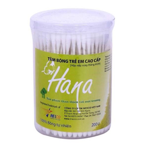 [🛒🇻🇳]Tăm bông cho bé thân giấy Hana BT033 đầu tròn hũ 200 cây – Hana , SKU – 196508 – avakids.com 🇻🇳🛒Top1Shop🛒 🇻🇳Top1Vietnam🇻🇳 🛍🛒🇻🇳