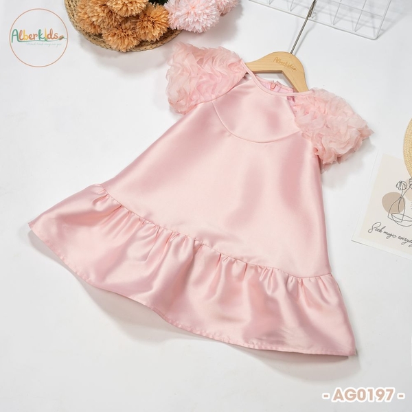 [🛒🇻🇳]Váy bé gái Hồng tay bồng Ag0197 – AlberKids , SKU – Ag0197-Hong-90 – alberkids.vn 🇻🇳🛒Top1Shop🛒 🇻🇳Top1Vietnam🇻🇳 🛍🛒🇻🇳