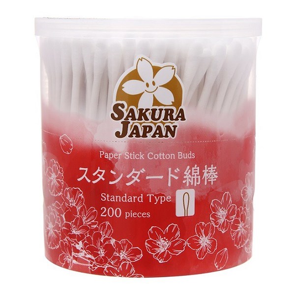[🛒🇻🇳]Tăm bông thân giấy kháng khuẩn Sakura TB01 đầu tiêu chuẩn hũ 200 cây – Sakura , SKU – 240615 – avakids.com 🇻🇳🛒Top1Shop🛒 🇻🇳Top1Vietnam🇻🇳 🛍🛒🇻🇳