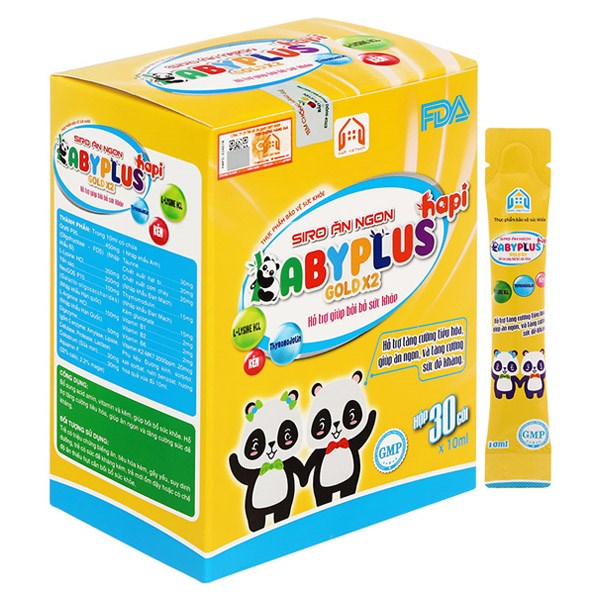 [🛒🇻🇳]Siro Hapi VietNam Baby Plus giúp ăn ngon, bồi bổ sức khỏe 30 gói (từ 6 tháng) – Hapi VietNam , SKU – 306126 – avakids.com 🇻🇳🛒Top1Shop🛒 🇻🇳Top1Vietnam🇻🇳 🛍🛒🇻🇳