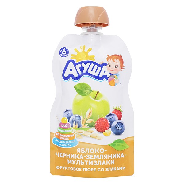 [🛒🇻🇳]Dinh dưỡng trái cây nghiền Agusha táo, việt quất, dâu rừng và ngũ cốc túi 90g (từ 6 tháng) – Agusha , SKU – 313686 – avakids.com 🇻🇳🛒Top1Shop🛒 🇻🇳Top1Vietnam🇻🇳 🛍🛒🇻🇳