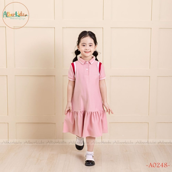 [🛒🇻🇳]Váy polo bé gái phối kẻ sọc đỏ trắng A0248 – AlberKids , SKU – A0248-H-90 – alberkids.vn 🇻🇳🛒Top1Shop🛒 🇻🇳Top1Vietnam🇻🇳 🛍🛒🇻🇳