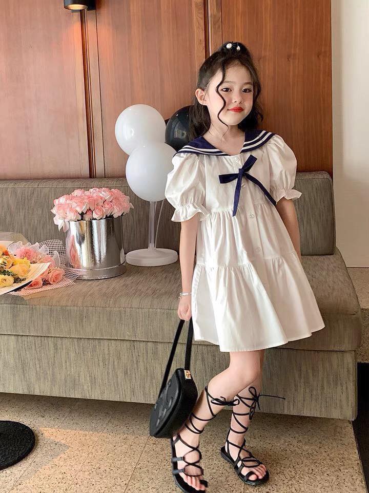 [🆕🇻🇳] Maika Clothes – Design For Baby Girl 😎❤️️⭐️ Váy thuỷ thủChiếc váy mà cam đoan Bé gái nào cũng rất yêu thích và ko bao giờ lỗi mốt.Dáng babydoll với điểm nhấn là chiếc cổ thuỷ thủ và tay bèo bồng tạ , shares-2✔️ , likes-16❤️️ , date-2024-05-05 01:04:00🇻🇳🇻🇳🇻🇳📰🆕