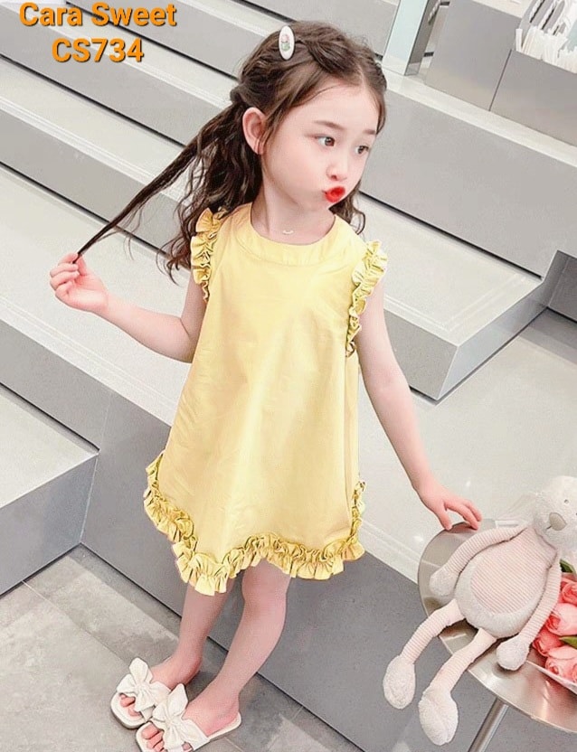 [🆕🇻🇳] Cara Sweet – Sản xuất và phân phối hàng thiết kế trẻ em 😎❤️️⭐️ Em đầm này đẹp quá đi
Style Hàn nhẹ nhàng, đẹp xỉu
Màu hồng ruốc và vàng lông gà đều xinh
Các đường bèo trang trí xinh xắn quá xá
Bé mà mặc e váy này t , shares-0✔️ , likes-0❤️️ , date-2024-05-11 01:46:51🇻🇳🇻🇳🇻🇳📰🆕