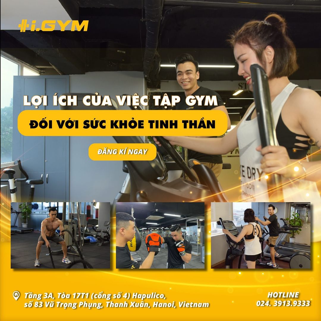 [🆕🇻🇳] Igym Fitness & Yoga 🧘 Top1Yoga 🤸🏻‍♀️ Tập gym mang lại nhiều lợi ích đối với sức khỏe tinh thần, bao gồm:
Giảm căng thẳng: Hoạt động thể chất giúp giảm căng thẳng và lo lắng. Việc tập gym giúp  , shares-0✔️ , likes-1❤️️ , date-2024-05-31 03:07:03🇻🇳🇻🇳🇻🇳📰🆕