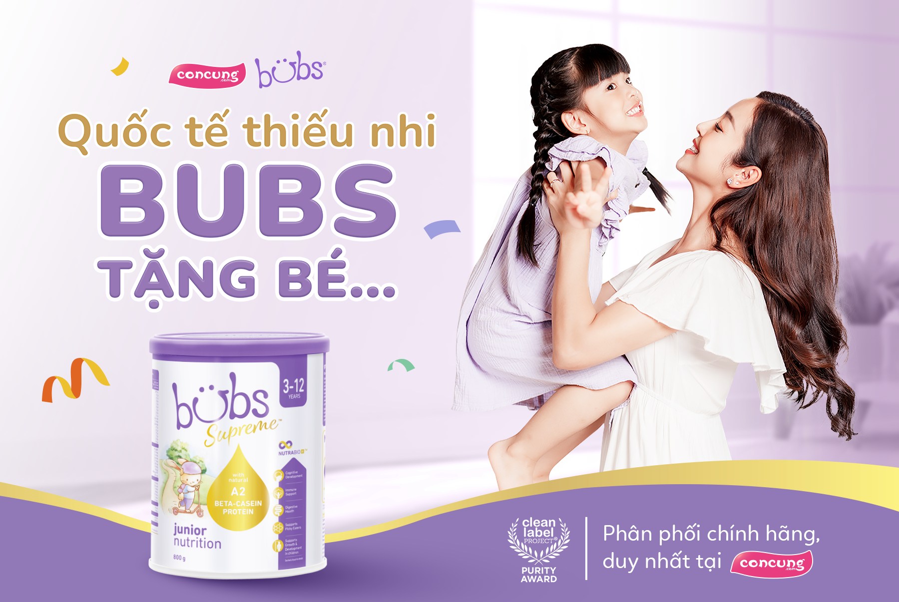 [🆕🇻🇳]  Con Cưng – Mang đến những sản phẩm tốt nhất cho trẻ em Việt Nam 😎❤️️⭐️ MỪNG QUỐC TẾ THIẾU NHI, BUBS TẶNG BÉ…
PHIẾU BÉ KHỎE – Khỏe bụng, “măm” ngon với đạm A2 tự nhiên
PHIẾU BÉ GIỎI – Thông minh, sáng trí cùng DHA
PHIẾU BÉ X , shares-0✔️ , likes-26❤️️ , date-2024-05-30 12:30:07🇻🇳🇻🇳🇻🇳📰🆕