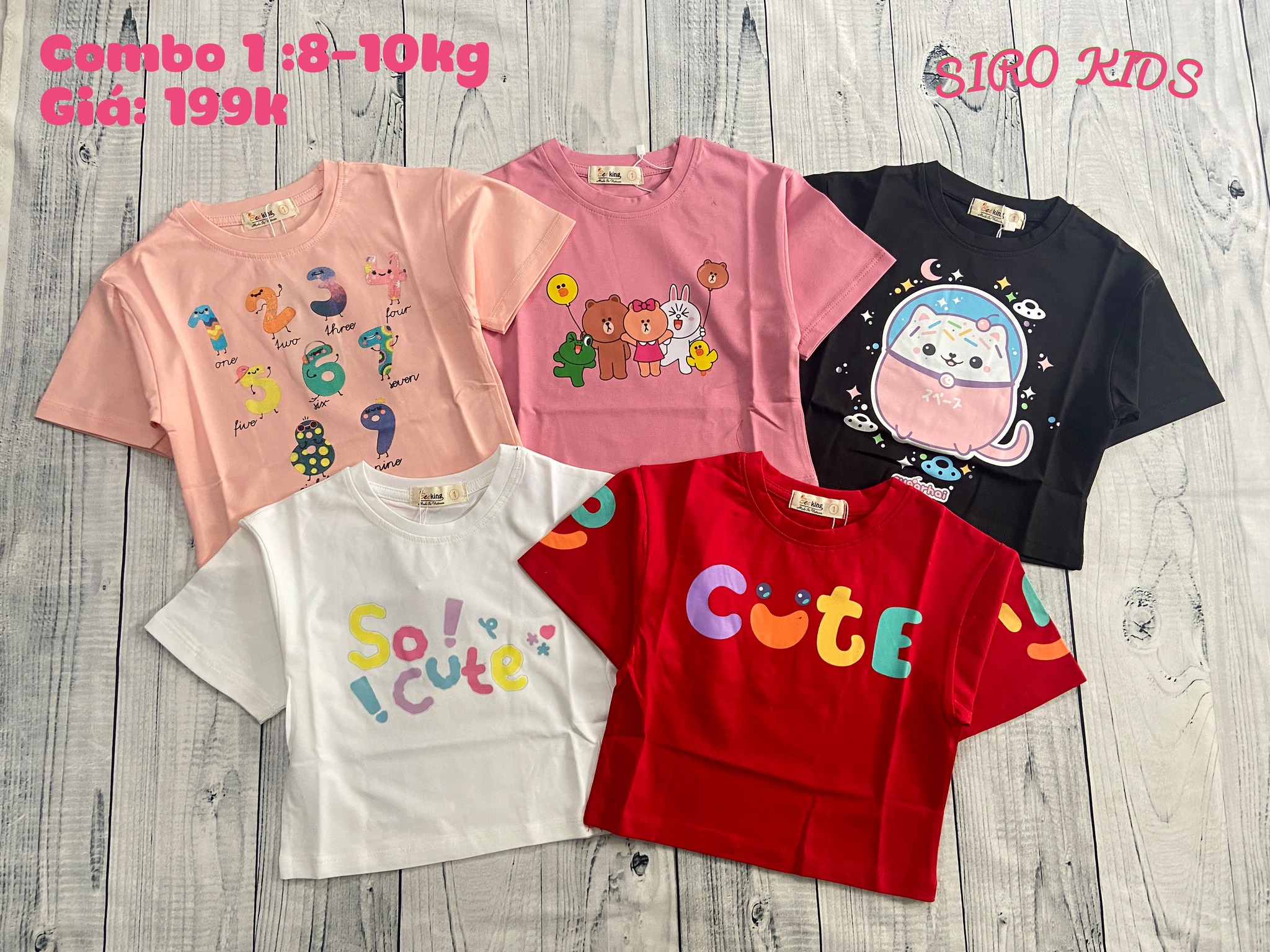 [🆕🇻🇳] Siro Kids – Chuyên sản xuất, mua bán đồ bộ trẻ em cao cấp sỉ và lẻ 😎❤️️⭐️ TIN ĐƯỢC KHÔNG: COMBO 5 ÁO THUN CAO CẤP CHỈ 199K
Đây là đợt sale lớn nhất trong 6 năm kinh doanh của nhà Sirokids, 1 áo giá 110k, 5 áo 550k nay chỉ còn 199 , shares-1✔️ , likes-23❤️️ , date-2024-05-28 00:25:59🇻🇳🇻🇳🇻🇳📰🆕