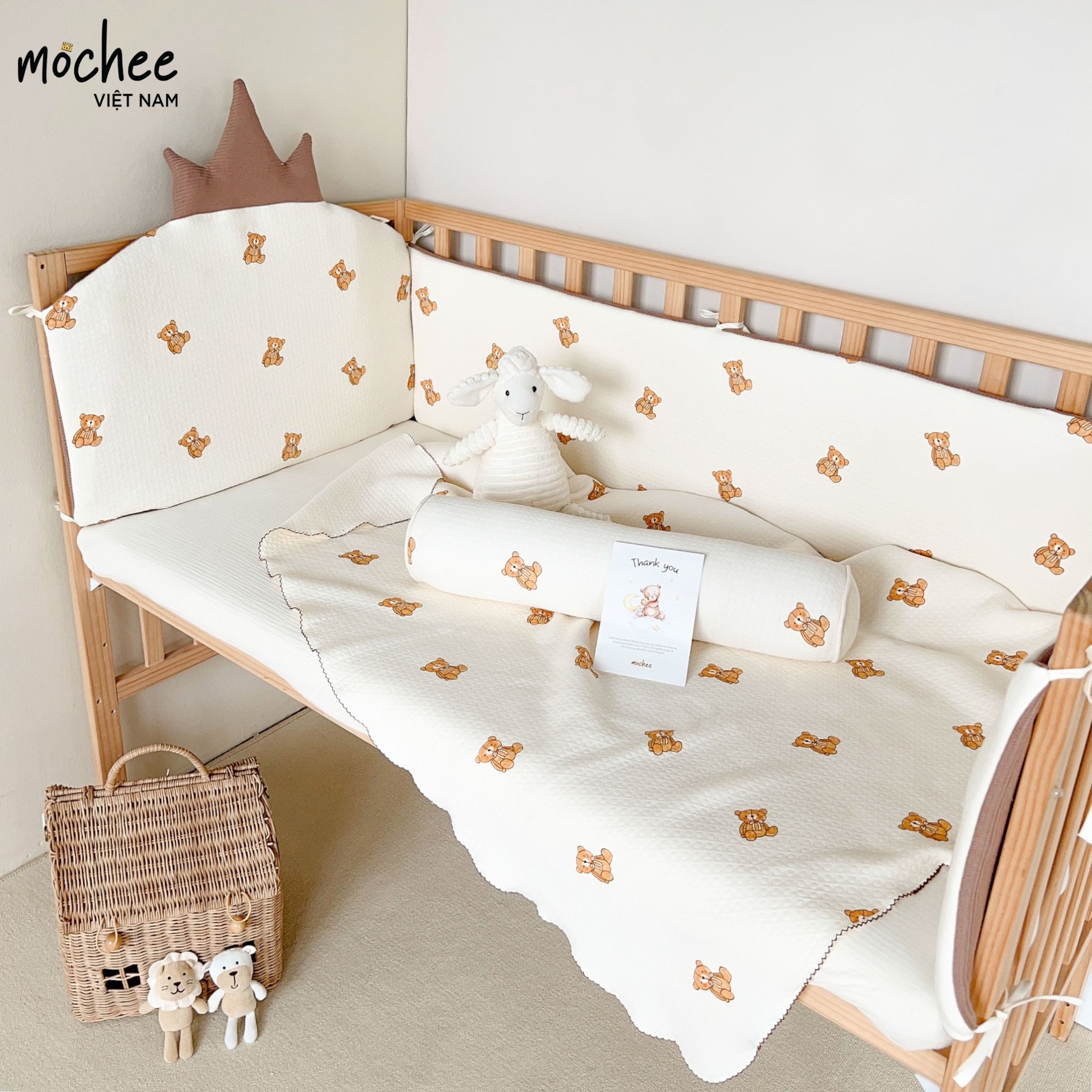 [🆕🇻🇳] Shop Bé Con – Trọn Gói Đồ Sơ Sinh – Chuyên đồ đi sinh trọn gói 🧑‍🧒❤️️👶⭐️ Set ga – quây cũi Mochee nè Ba Mẹ ơi1 set bao gồm : 4 miếng quây , 1 ga bọc đệm– Chất liệu mềm mại, thoáng mát: lụa cotton, xô muslin, xô cotton– Ru , shares-0✔️ , likes-0❤️️ , date-2024-06-24 04:00:08🇻🇳🇻🇳🇻🇳📰🆕