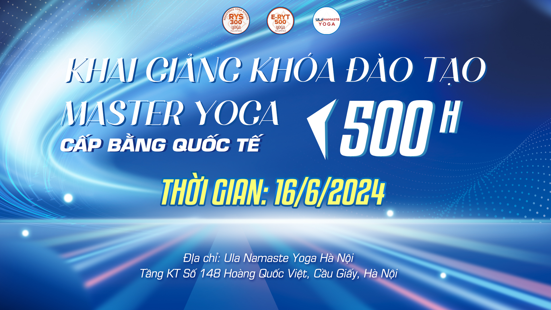 [🆕🇻🇳] Ula Namaste Yoga – 100% Master Yoga Ấn Độ 🧘 Top1Yoga 🤸🏻‍♀️ KHAI GIẢNG KHOÁ ĐÀO TẠO HLV YOGA 500H QUỐC TẾ – THỜI GIAN 16/6/2024
Trân trọng kính mời Quý vị Master Yoga, Quý vị Giảng viên, Học viên & Hội viên Yoga tới , shares-1✔️ , likes-3❤️️ , date-2024-06-04 01:14:06🇻🇳🇻🇳🇻🇳📰🆕