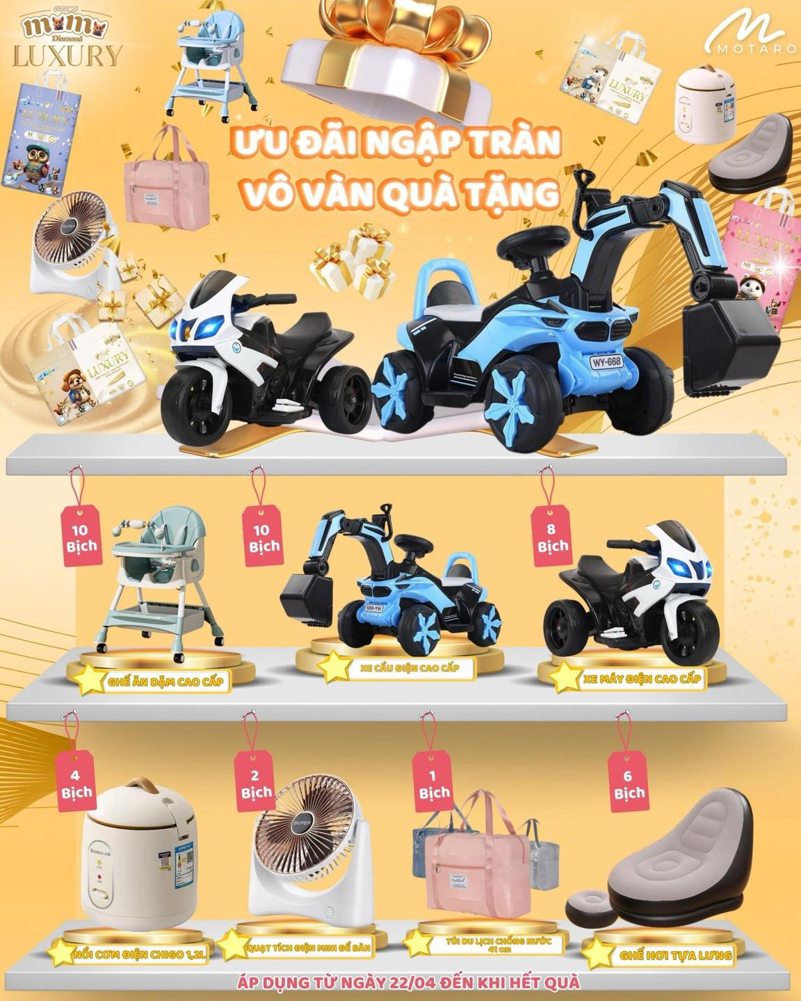 [🆕🇻🇳]  Đồ Sơ Sinh Ếch Cốm – Hệ Thống Mẹ Bé 😎❤️️⭐️ ƯU ĐÃI NGẬP TRÀN – VÔ VÀN QUÀ TẶNG!Tã bỉm Momo Diamond Luxury “siêu hot” đang được các mẹ săn lùng với khả năng thấm hút siêu đỉnh lên  , shares-4✔️ , likes-33❤️️ , date-2024-06-07 01:00:28🇻🇳🇻🇳🇻🇳📰🆕