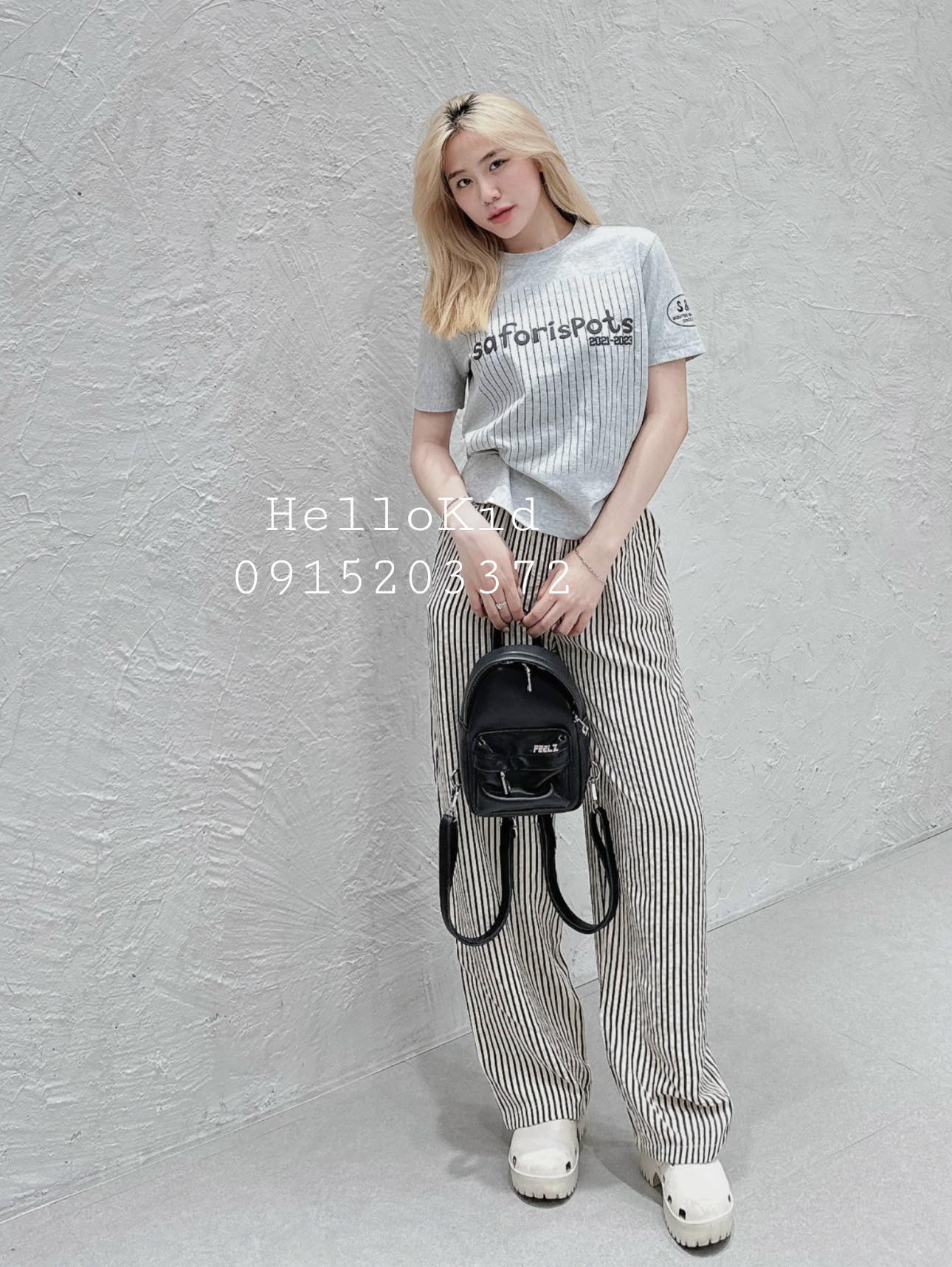 [🆕🇻🇳] Hello Kids – Hàng xuất xịn cho bé 😎❤️️⭐️ Tông ghi này đẹp rụng tim luôm . E mới về mã này đẹp nức lòng người hâm mộ luôn ạ. Tông ghi tây lắm, trắng da nữa chớ. Set quần xuông kèm áo chữ in trước s , shares-0✔️ , likes-109❤️️ , date-2024-06-12 09:08:15🇻🇳🇻🇳🇻🇳📰🆕