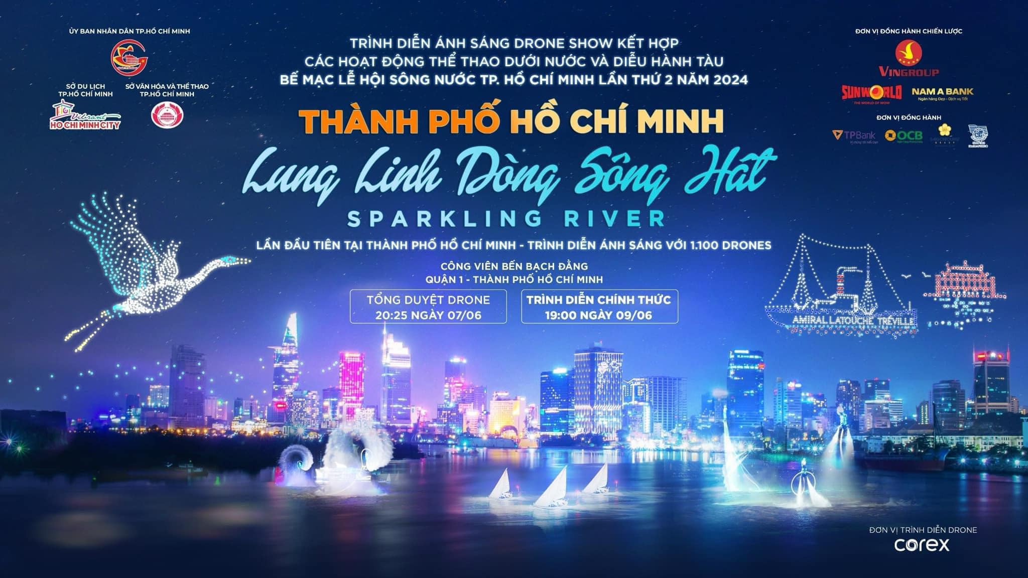 [☕️🇻🇳] WaterBiz Coffee – Cà phê và trà 🥤 Top1Coffee ☕️ 1.100 DRONE TRÌNH DIỄN TRÊN BẦU TRỜI THÀNH PHỐ HỒ CHÍ MINH – TẠI BẾN TÀU BẠCH ĐẰNG 

Màn trình diễn nghệ thuật ánh sáng lớn nhất , shares-0✔️ , likes-7❤️️ , date-2024-06-08 07:07:22🇻🇳🇻🇳🇻🇳📰🆕