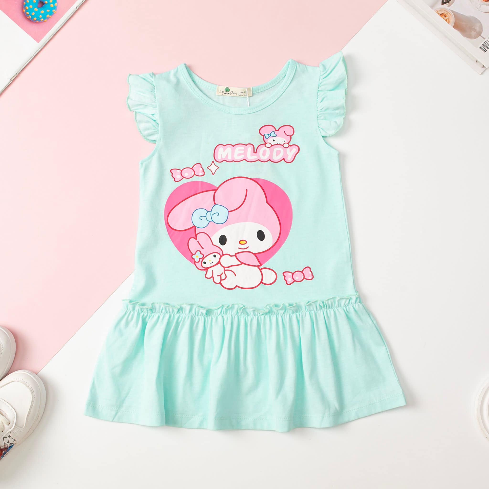 [🆕🇻🇳] LITIBABY Hồ Chí Minh 😎❤️️⭐️ Đầm thun đuôi cá dễ thương, sành điệu cho bé gái đi học, đi chơi cực xinh
Chất thun cotton / , co giãn, mềm mịn. Thiết kế cánh tiên, đuôi cá xếp ly xòe điệ , shares-0✔️ , likes-2❤️️ , date-2024-06-11 03:13:01🇻🇳🇻🇳🇻🇳📰🆕