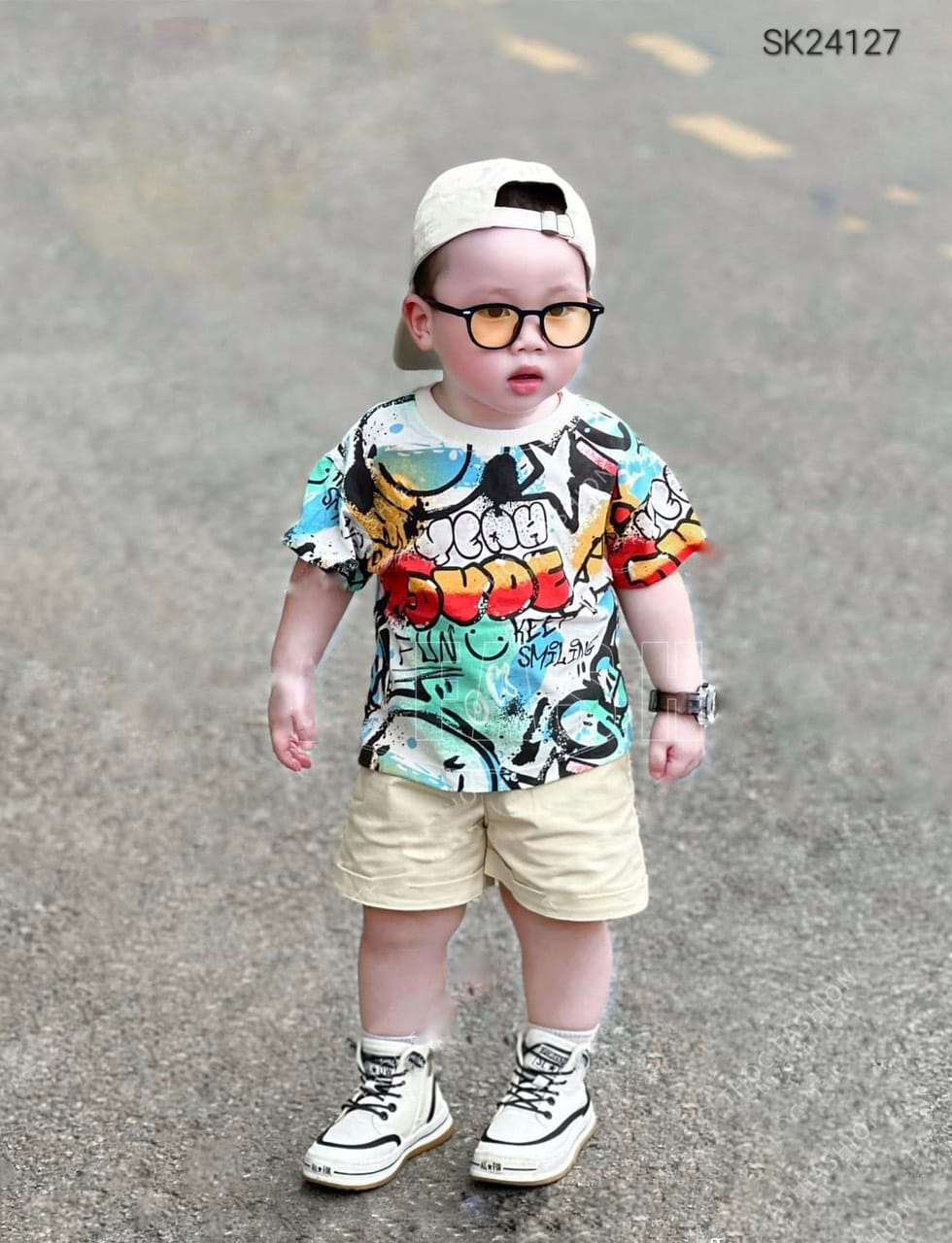 [🆕🇻🇳]  Sunny Kids – Thời trang cho bé – Sỉ/lẻ quần áo, phụ kiện trẻ em QCCC, QATE 🧑‍🧒❤️️👶⭐️ Ôi rồi ôiii.. Em săn bằng cả tính mạng mới kiếm được style ăn chơi này cho các zai nhí đây ạ  #130kk___130kk/ set
Chất liệu đẹp, mát với thiết kế trendy g , shares-0✔️ , likes-0❤️️ , date-2024-06-25 00:56:42🇻🇳🇻🇳🇻🇳📰🆕