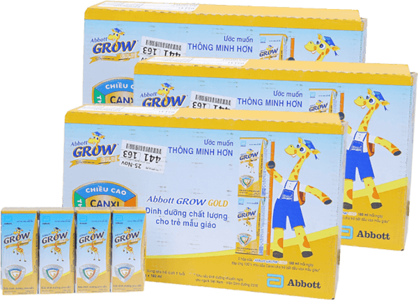 [🛒🇻🇳]Combo 3 Thùng Sữa Abbott Grow Gold hương vani 110ML – Lốc 4 (Từ 1 tuổi) – Abbott Grow , SKU – 2005000000006 – concung.com 🇻🇳🛒Top1Shop🛒 🇻🇳Top1Vietnam🇻🇳 🛍🛒🇻🇳