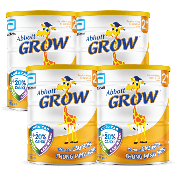 [🛒🇻🇳]Combo 4 lon Sữa Abbott Grow 2+ 850g (trên 2 tuổi) – Abbott Grow , SKU – 1158000000007 – concung.com 🇻🇳🛒Top1Shop🛒 🇻🇳Top1Vietnam🇻🇳 🛍🛒🇻🇳