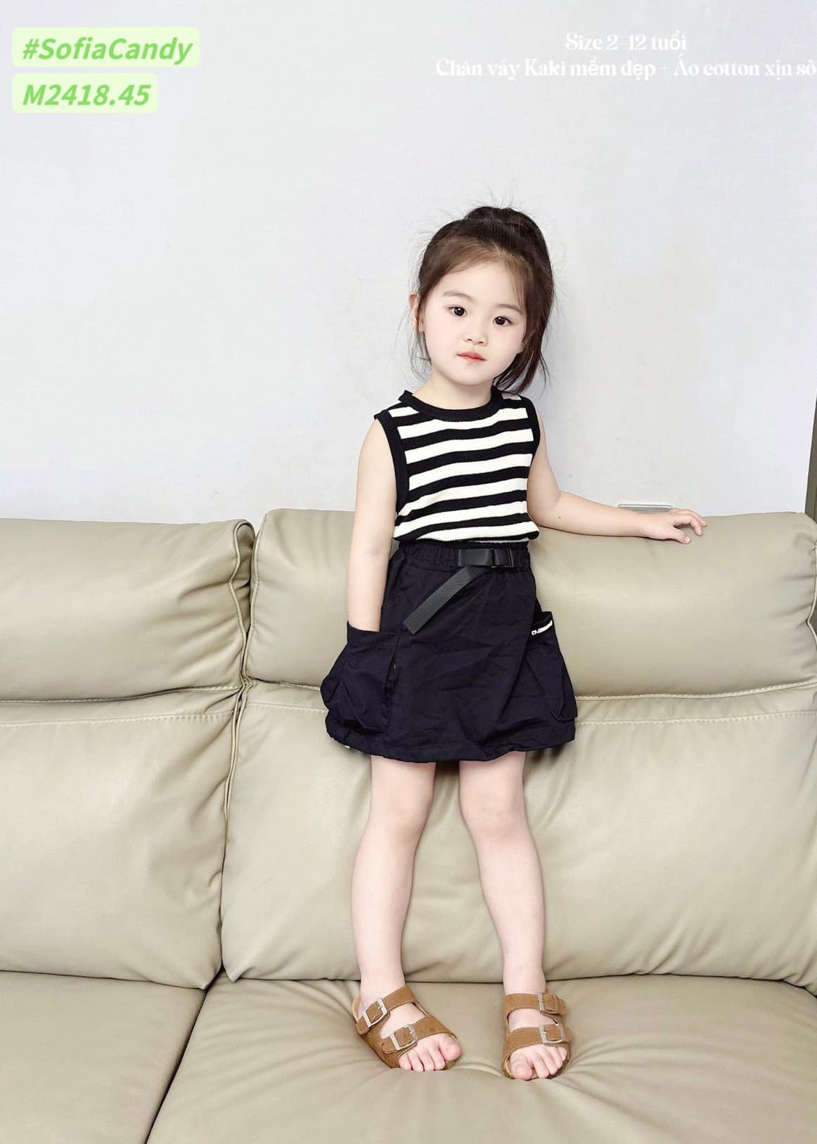 [🆕🇻🇳] 3H SHOP – Nhà sản xuất và phân phối quần áo trẻ em chất lượng cao 😎❤️️⭐️ Sét bộ kẻ đẹp xuất sắc luôn
Chân váy Kaki mềm xịn sò – có quần bảo hộ bên trong
Kết hợp hoàn hảo với áo kẻ lên sét đồ sang quá chừng
Bé thích lắm
Đi h , shares-0✔️ , likes-5❤️️ , date-2024-02-17 18:19:45🇻🇳🇻🇳🇻🇳📰🆕