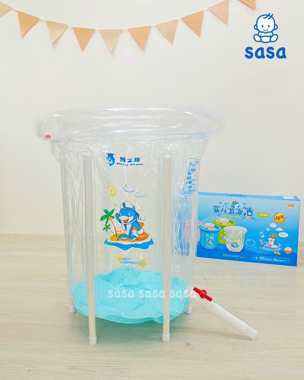 [🆕🇻🇳] Babycare – Chuyên Hàng Nhập Cho Mẹ Và Bé 🧑‍🧒❤️️👶⭐️ Bể bơi cao Doctor Dolphin cho béCho bé bơi tại nhà vừa chủ động lại sạch sẽ, phát triển thể lực vs chiều cao trong igai đoạn vàng. Tránh được các hoá c , shares-0✔️ , likes-2❤️️ , date-2024-04-03 23:02:12🇻🇳🇻🇳🇻🇳📰🆕