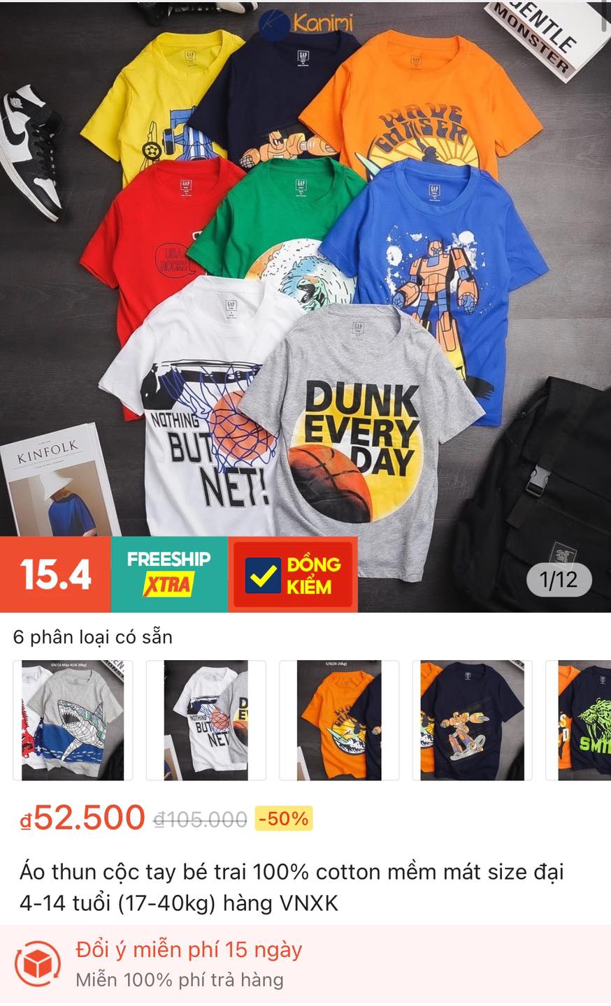 [🆕🇻🇳] Min Kids – Quần Áo Trẻ Em Xuất Dư 😎❤️️⭐️ #SALE 50%: chỉ còn #52k/Áo
Min còn 4c sz 18-35kg mẹ nhé! Áo thun cộc tay bé trai 100% cotton mặc mát, khoẻ, thể thao mẹ nha!
-> Link shopee:
, shares-0✔️ , likes-1❤️️ , date-2024-04-13 12:54:25🇻🇳🇻🇳🇻🇳📰🆕