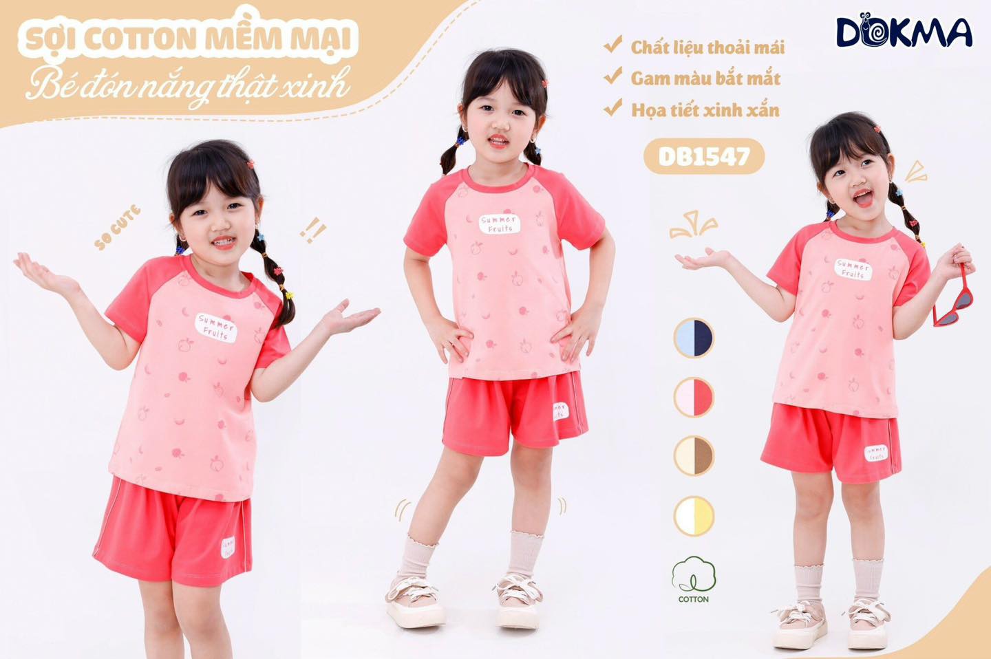 [🆕🇻🇳] Kemy Kids 😎❤️️⭐️ Sét bộ cotton cute cho bé gái mềm, mịn, thấm hút mồ hôi.
Sz: 2-6y
—————————————-
KEMY KIDS Địa chỉ:  17 Ngô Thì Nhậm, Hà Đông, Hà Nội Liên hệ: 0983 769  , shares-0✔️ , likes-2❤️️ , date-2024-05-06 19:34:21🇻🇳🇻🇳🇻🇳📰🆕