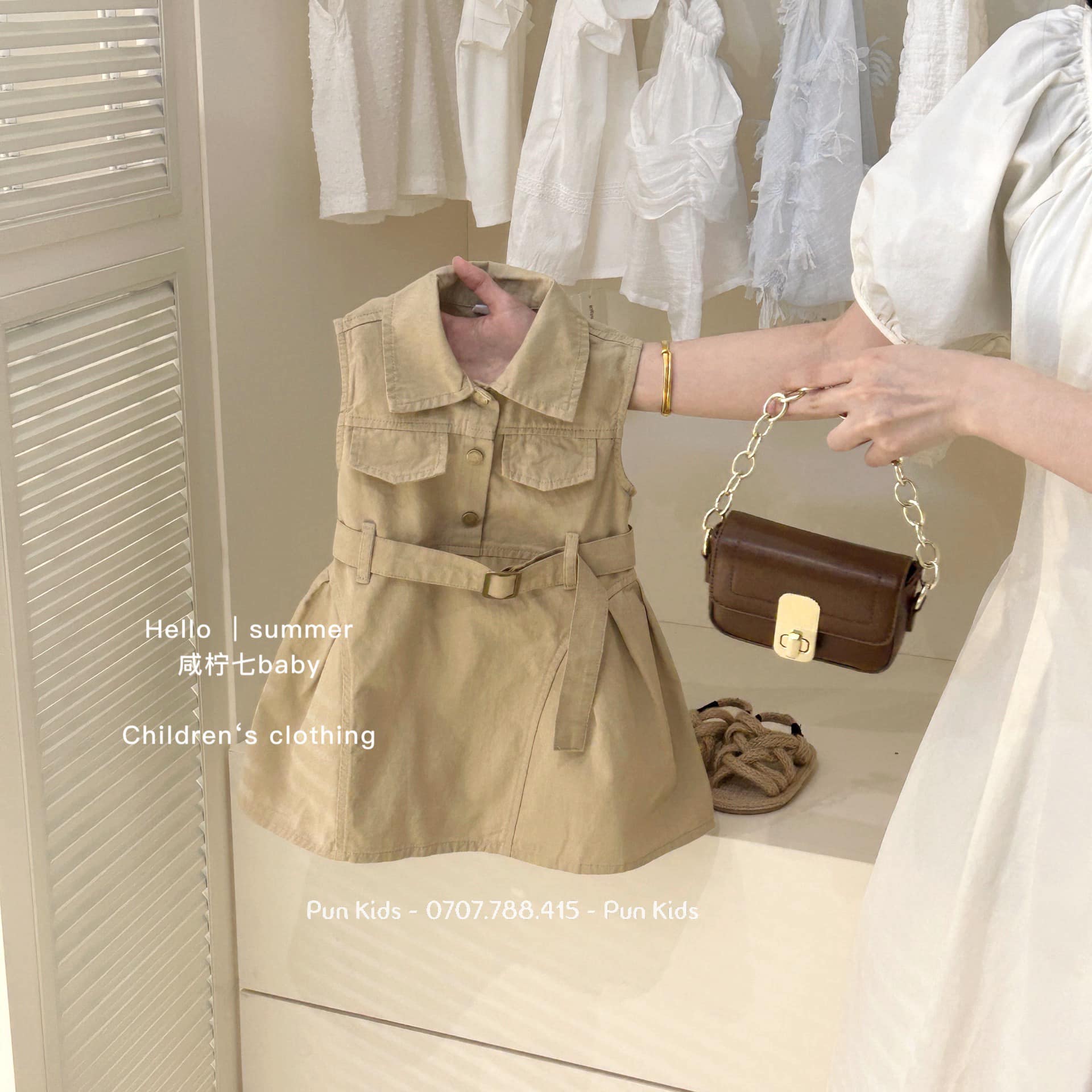 [🆕🇻🇳] PUN KIDS – 🌈Pun Kids chuyên order hàng cao cấp quần áo phụ kiện 🧑‍🧒❤️️👶⭐️ Mom nào gu tiểu thơ sang chảnh lấy mẫu này nha
Size : 80-130
Zá : #285k PUN KIDS – Quần Áo xinh cho bé
Hotline (sỉ):  0707.788.415
Shopee:
____________ , shares-0✔️ , likes-0❤️️ , date-2024-05-14 16:27:42🇻🇳🇻🇳🇻🇳📰🆕