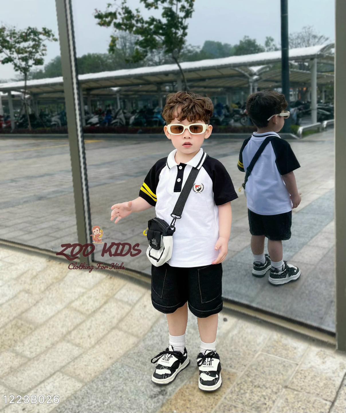 [🆕🇻🇳] ZOO KIDS 🧑‍🧒❤️️👶⭐️  Outfit set polo huy hiệu phối màu cá tính, sành điệu
Chất vải cotton cá sấu mềm mịn, dày dặn giữ form tốt
Thiết kế phối màu, tay kẻ thời trang. Huy hiệ , shares-0✔️ , likes-5❤️️ , date-2024-05-17 18:16:07🇻🇳🇻🇳🇻🇳📰🆕