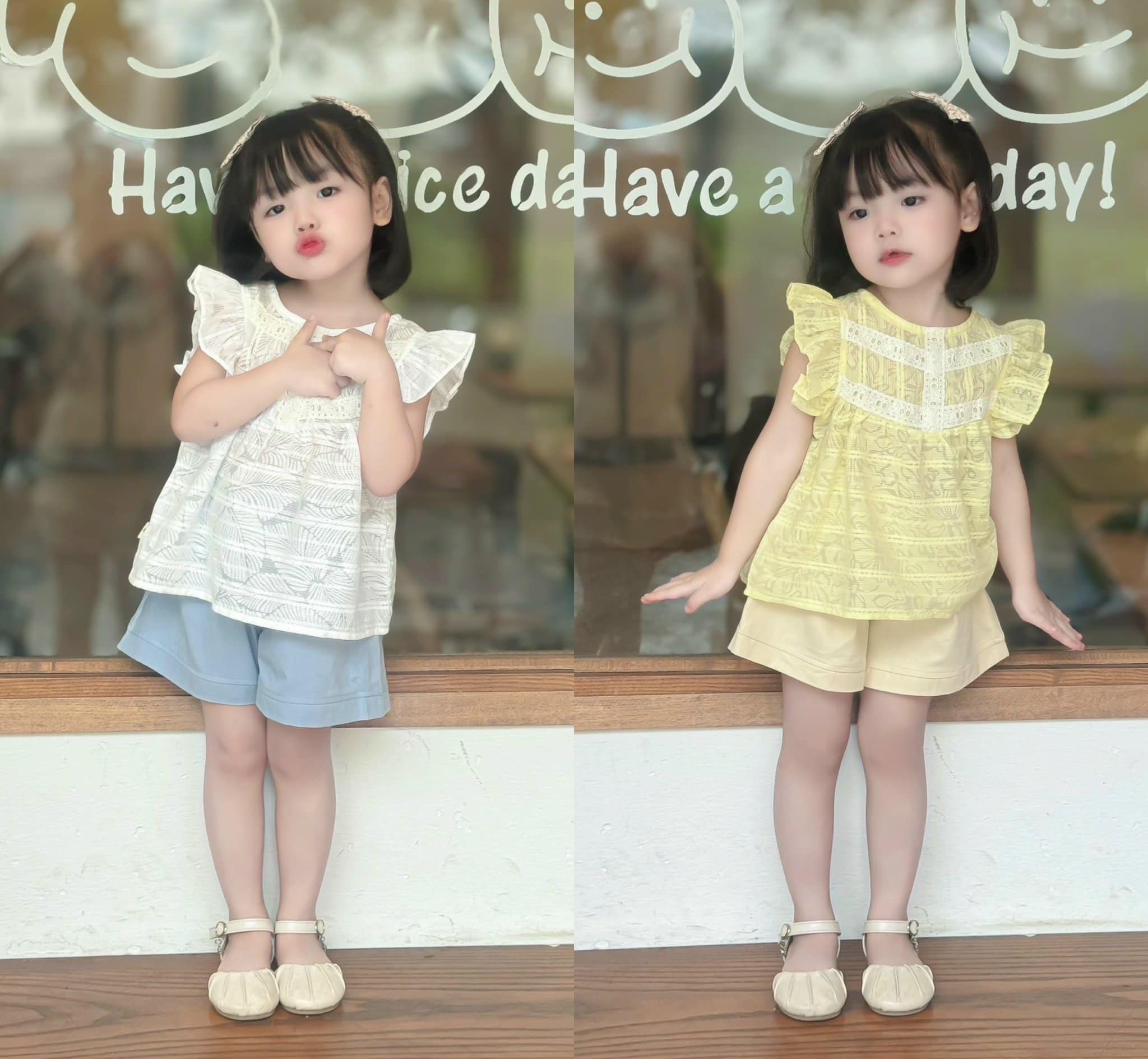 [🆕🇻🇳] Nhà Em Bé – Của hàng quần áo trẻ em 🧑‍🧒❤️️👶⭐️ 𝐁𝐨̣̂ 𝐧𝐠𝐚̆́𝐧 𝐭𝐚𝐲 𝐜𝐚́𝐧𝐡 𝐭𝐢𝐞̂𝐧 𝐯𝐢𝐞̂̀𝐧 𝐫𝐞𝐧 𝐱𝐢𝐧𝐡 𝐱𝐚̆́𝐧 𝐯𝐚̉𝐢 𝐭𝐡𝐨̂ 𝐛𝐨𝐢𝐥 𝐦𝐞̂̀𝐦 𝐦𝐚́𝐭.
Thiết kế : áo cổ tròn, tay cánh tiên. Viền ren ngực xinh xắn , kết hợp quần  , shares-1✔️ , likes-2❤️️ , date-2024-06-03 18:19:45🇻🇳🇻🇳🇻🇳📰🆕