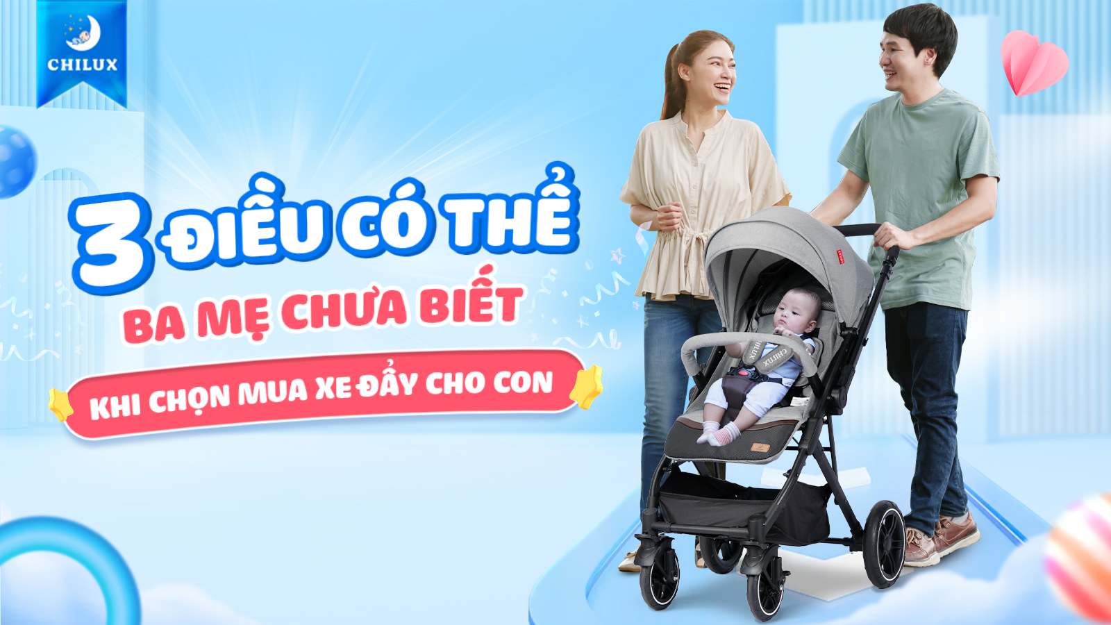 [🆕🇻🇳] Chilux là thương hiệu chuyên sản xuất sản phẩm tiện ích dành cho bé tiên phong tại Singapore 🧑‍🧒❤️️👶⭐️ 3 ĐIỀU KHÔNG PHẢI BA MẸ NÀO CŨNG BIẾT KHI MUA XE ĐẨY CHO CONKhi mua những đồ dùng để chăm sóc bé, ba mẹ luôn tìm hiểu, cân nhắc và suy nghĩ kỹ lưỡng. Đặc , shares-0✔️ , likes-0❤️️ , date-2024-05-31 10:00:31🇻🇳🇻🇳🇻🇳📰🆕