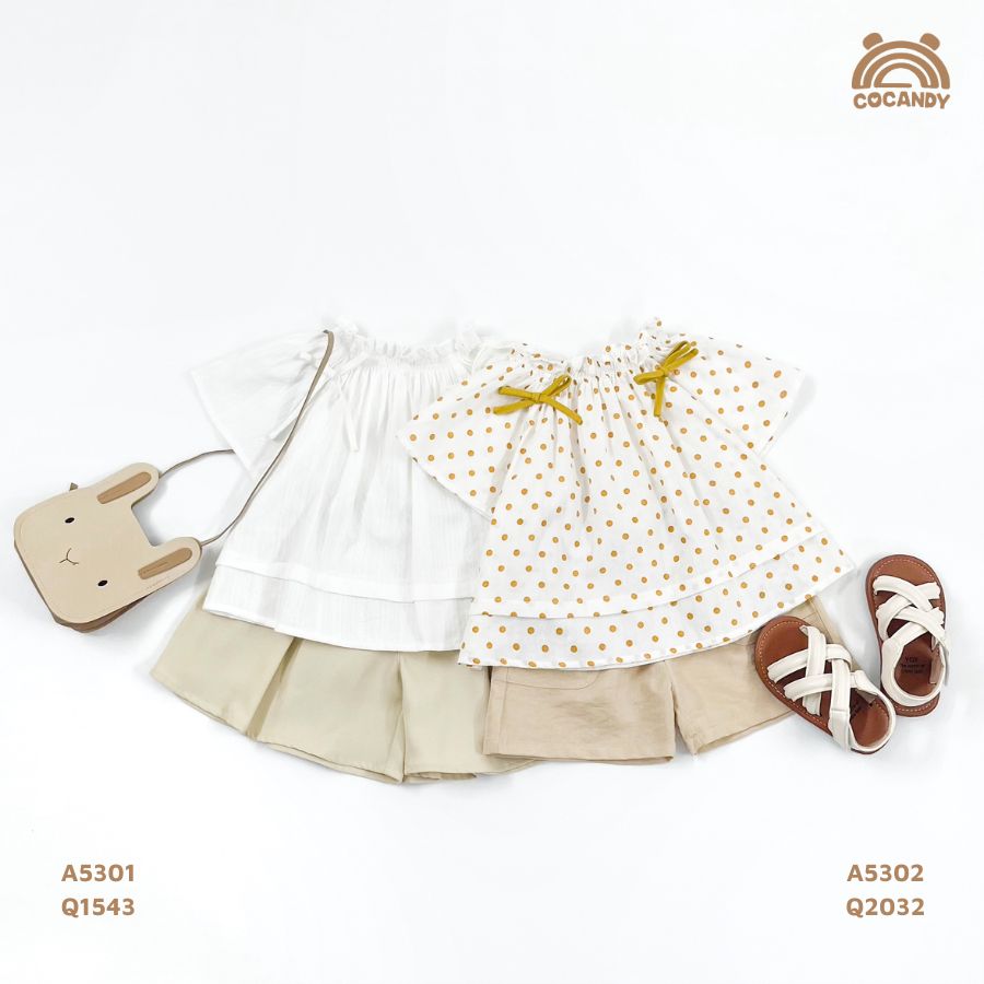 [🆕🇻🇳]  Cocandy – Thời trang trẻ em thiết kế COCAND 😎❤️️⭐️ Item “Áo Kiểu” điệu đà vừa dễ mix đồ lại diện được nhiều dịp, món đồ “must have” kể cả người lớn chúng mìnhSử dụng chất liệu Boil Thêu mềm mại, nhẹ nhàn , shares-0✔️ , likes-2❤️️ , date-2024-05-31 17:00:06🇻🇳🇻🇳🇻🇳📰🆕