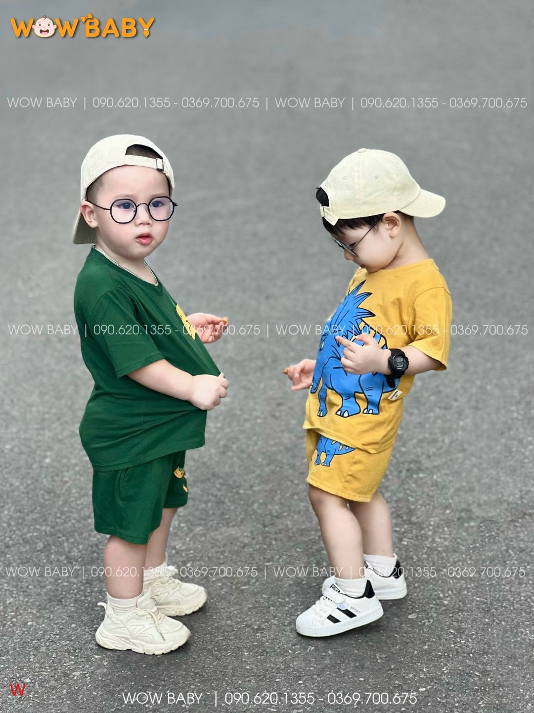 [🆕🇻🇳]  WOW BABY – XU HƯỚNG THỜI TRANG HÀNG ĐẦU CHO BÉ YÊU 🧑‍🧒❤️️👶⭐️ Bạn thuộc team XANH hay VÀNG?
Team nào thì cũng năng động vui vẻ xinh iu hết nè, còn mê khủng long hơn thì rinh luôn cả 2 team ^^
Set bộ khủng long này k , shares-0✔️ , likes-19❤️️ , date-2024-05-13 08:36:45🇻🇳🇻🇳🇻🇳📰🆕