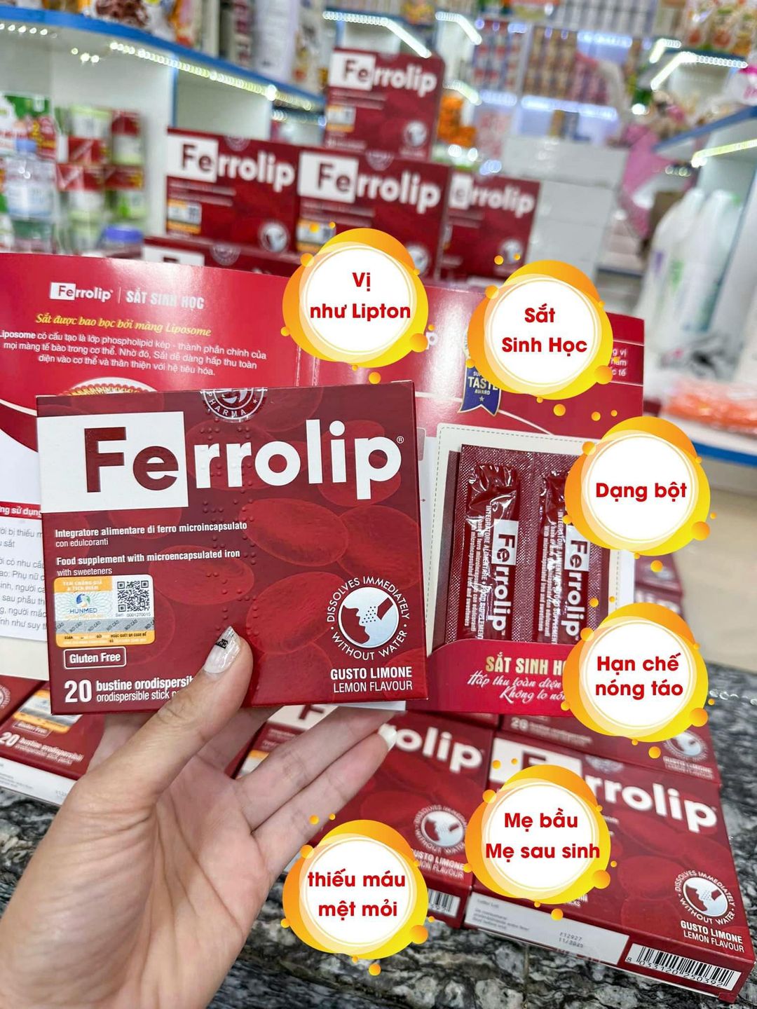 [🆕🇻🇳] Siêu Thị Mẹ và Bé -Đồ sơ sinh trọn gói 🧑‍🧒❤️️👶⭐️ Sắt sủi, sắt nước, sắt viên, sắt ngậm xưa rồi!
Sắt bột vị Lipton mới là lựa chọn hàng đầu cho mẹ bầuFerrolip – Sắt sinh học lần đầu tiên mang đến cho mẹ  , shares-0✔️ , likes-2❤️️ , date-2024-06-03 12:10:21🇻🇳🇻🇳🇻🇳📰🆕