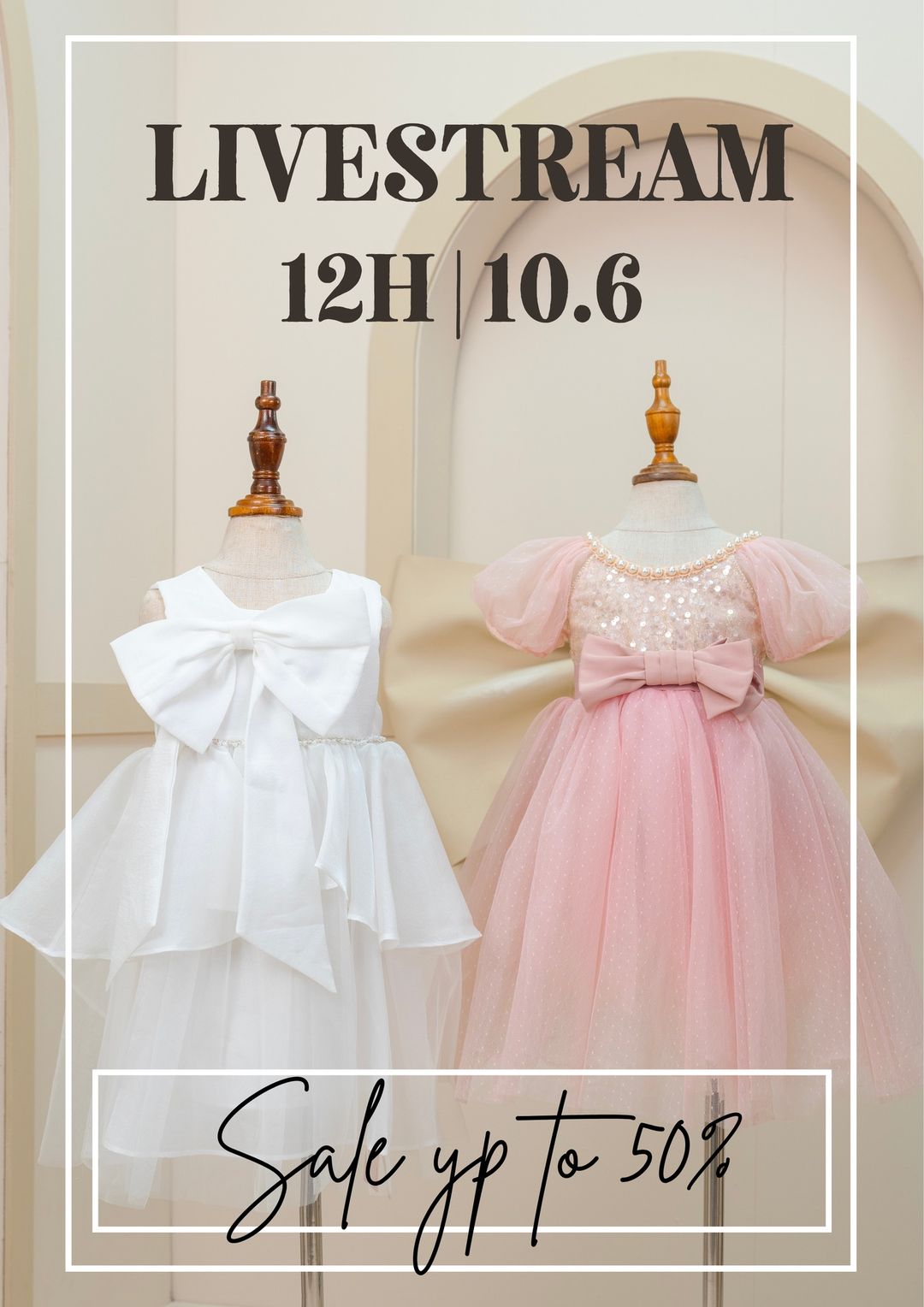 [🆕🇻🇳] 137 KIDS – HỆ THỐNG KIDS DỊCH VỤ TỐT NHẤT 🧑‍🧒❤️️👶⭐️  Livestream Sale – Giảm lên đến 50%   Thời gian: 12:00 – 14:00 ngày 10/06 Ba mẹ đừng bỏ lỡ cơ hội săn đồ đẹp với mức giá siêu hấp dẫn! Tham gia ngay để nhậ , shares-0✔️ , likes-2❤️️ , date-2024-06-09 13:54:54🇻🇳🇻🇳🇻🇳📰🆕