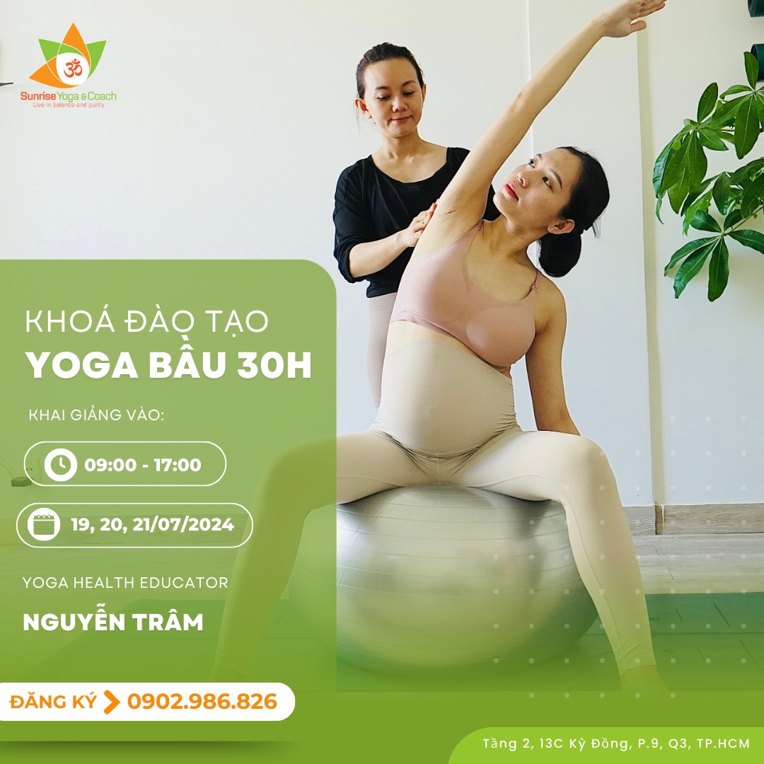 [🆕🇻🇳] Sunrise Yoga & Coach – Yoga trị liệu – Dinh dưỡng trị liệu  – Health Coach – Life coach – Yoga trị liệu 🧘 Top1Yoga 🤸🏻‍♀️  KHAI GIẢNG: KHOÁ ĐÀO TẠO YOGA BẦU 30H
– Bạn có thể là giáo viên Yoga, pilates, Gym đã được đào tạo baì bản và có chứng chỉ đào tạo HLV,… có mong muốn có t , shares-0✔️ , likes-8❤️️ , date-2024-06-17 17:26:43🇻🇳🇻🇳🇻🇳📰🆕