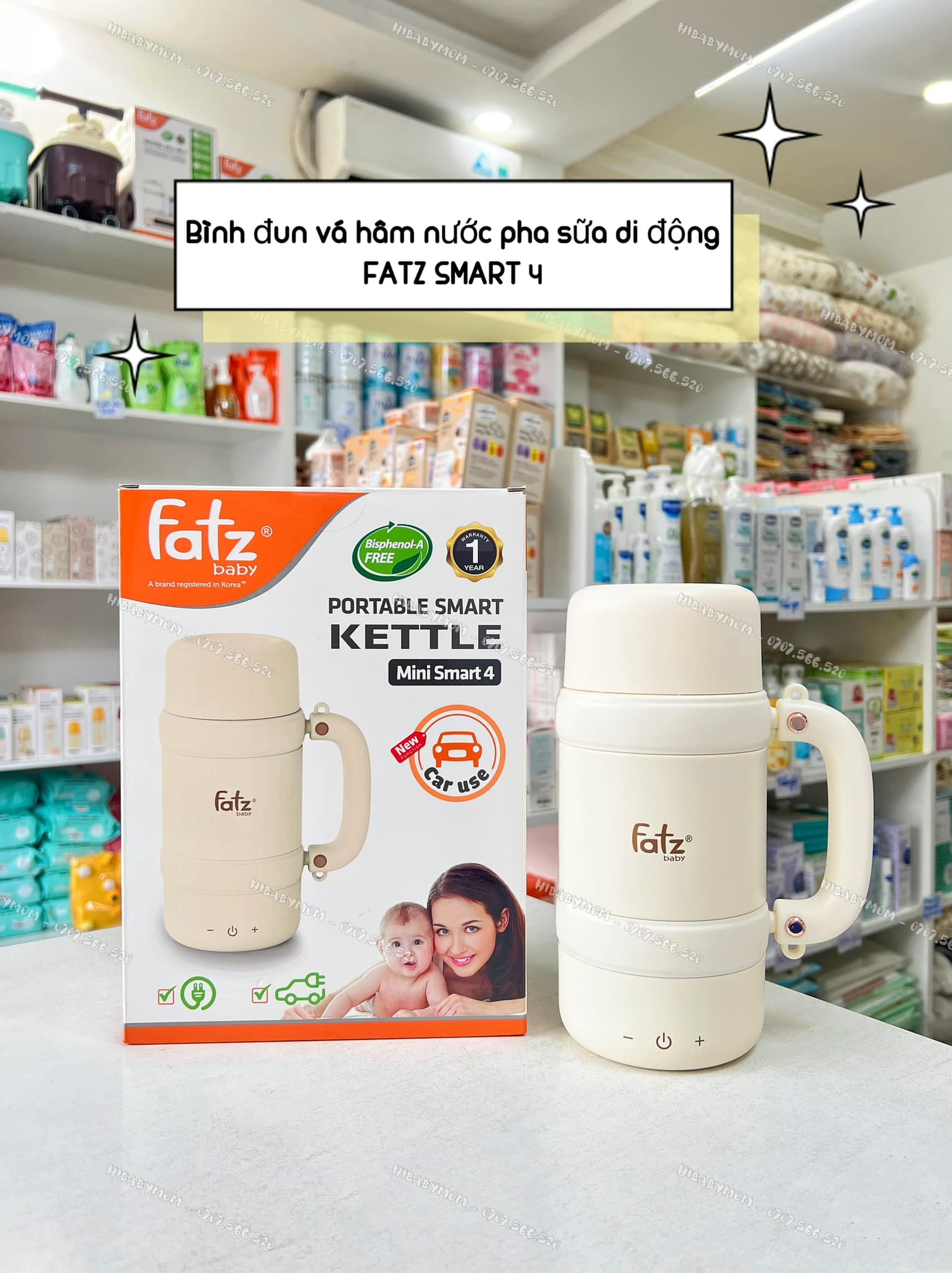 [🆕🇻🇳]  Hi Baby & Mom – CHUYÊN COMBO ĐI SINH CHO MẸ & BÉ 🧑‍🧒❤️️👶⭐️ Mùa du lịch đến rồi, e về thêm máy đun và hâm sữa Fatz siêu tiện lợi cho các mẹ đây ạBình đun và hâm nước pha sữa di động Mini #Smart4
– Tích hợp cả 2 , shares-0✔️ , likes-3❤️️ , date-2024-06-19 17:34:03🇻🇳🇻🇳🇻🇳📰🆕