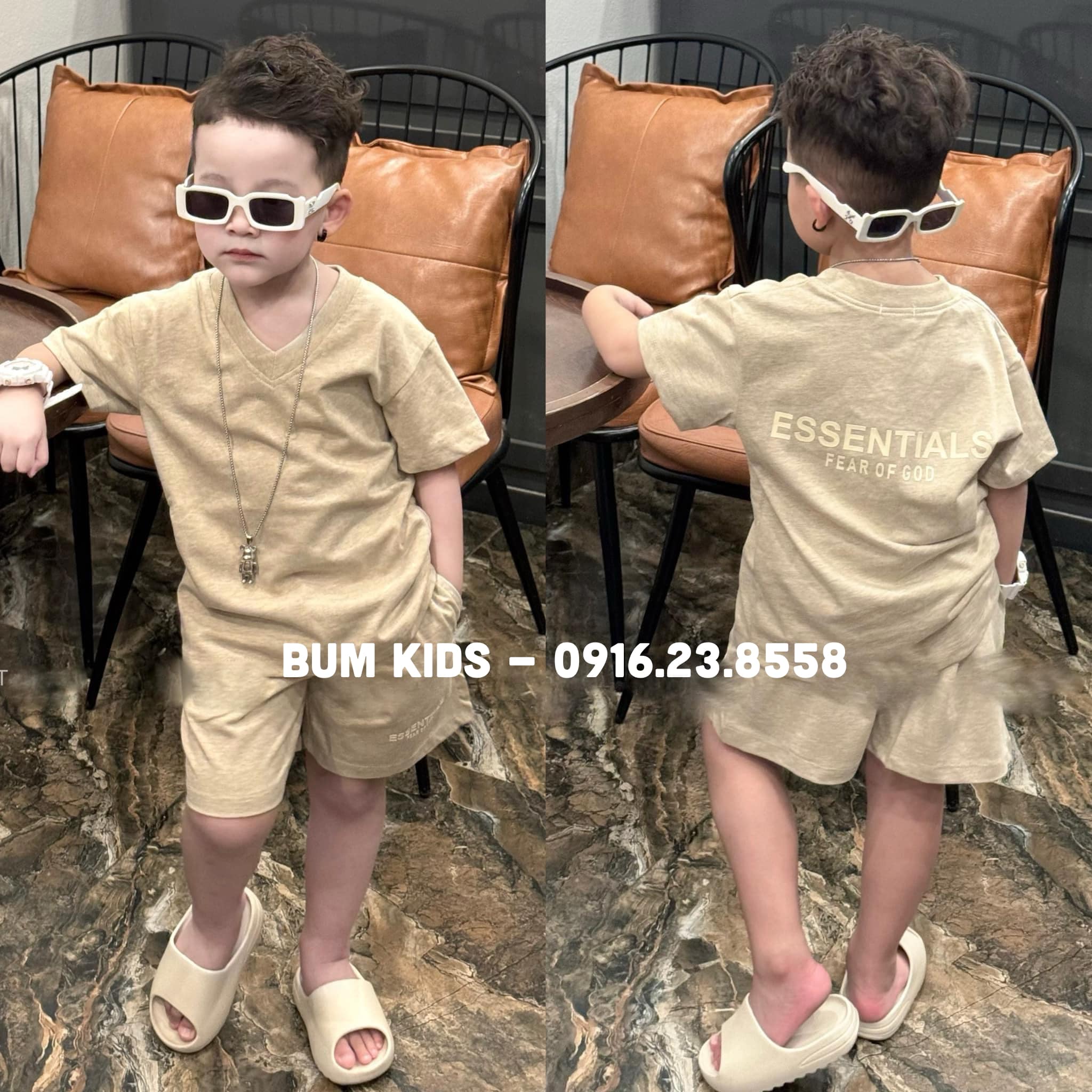 [🆕🇻🇳] Bum Kids – Cửa hàng quần áo cho bé 🧑‍🧒❤️️👶⭐️ Set bộ Essen cổ tim ss24 với 5 màu likeauth chưa có dấu hiệu hạ nhiệt      bảng màu : đen , trắng sữa , be nhạt , nâu rêu , rêu đậm     • size 100-150 ( 13 , shares-0✔️ , likes-5❤️️ , date-2024-06-20 16:13:14🇻🇳🇻🇳🇻🇳📰🆕