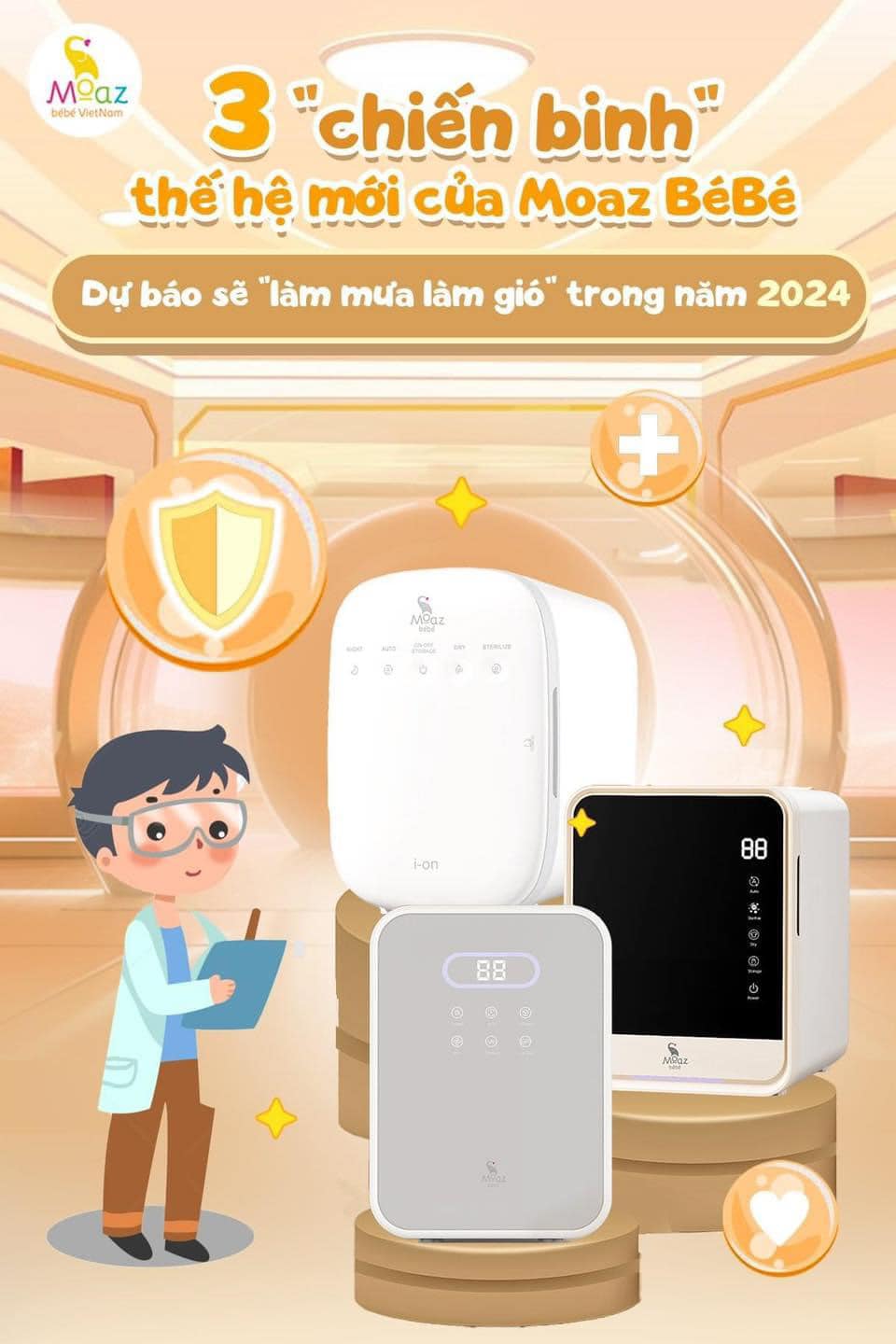 [🆕🇻🇳]  Hi Baby & Mom – CHUYÊN COMBO ĐI SINH CHO MẸ & BÉ 🧑‍🧒❤️️👶⭐️  NHỮNG “CHIẾN SĨ” MỚI CỦA MOAZ BÉBÉ SẼ “GÂY BÃO” TRONG NĂM RỒNG VÀNGMáy tiệt trùng sấy khô bằng tia UVC là một “chiến sĩ” xuất sắc, giúp giảm bớt gánh  , shares-0✔️ , likes-1❤️️ , date-2024-06-22 14:35:12🇻🇳🇻🇳🇻🇳📰🆕