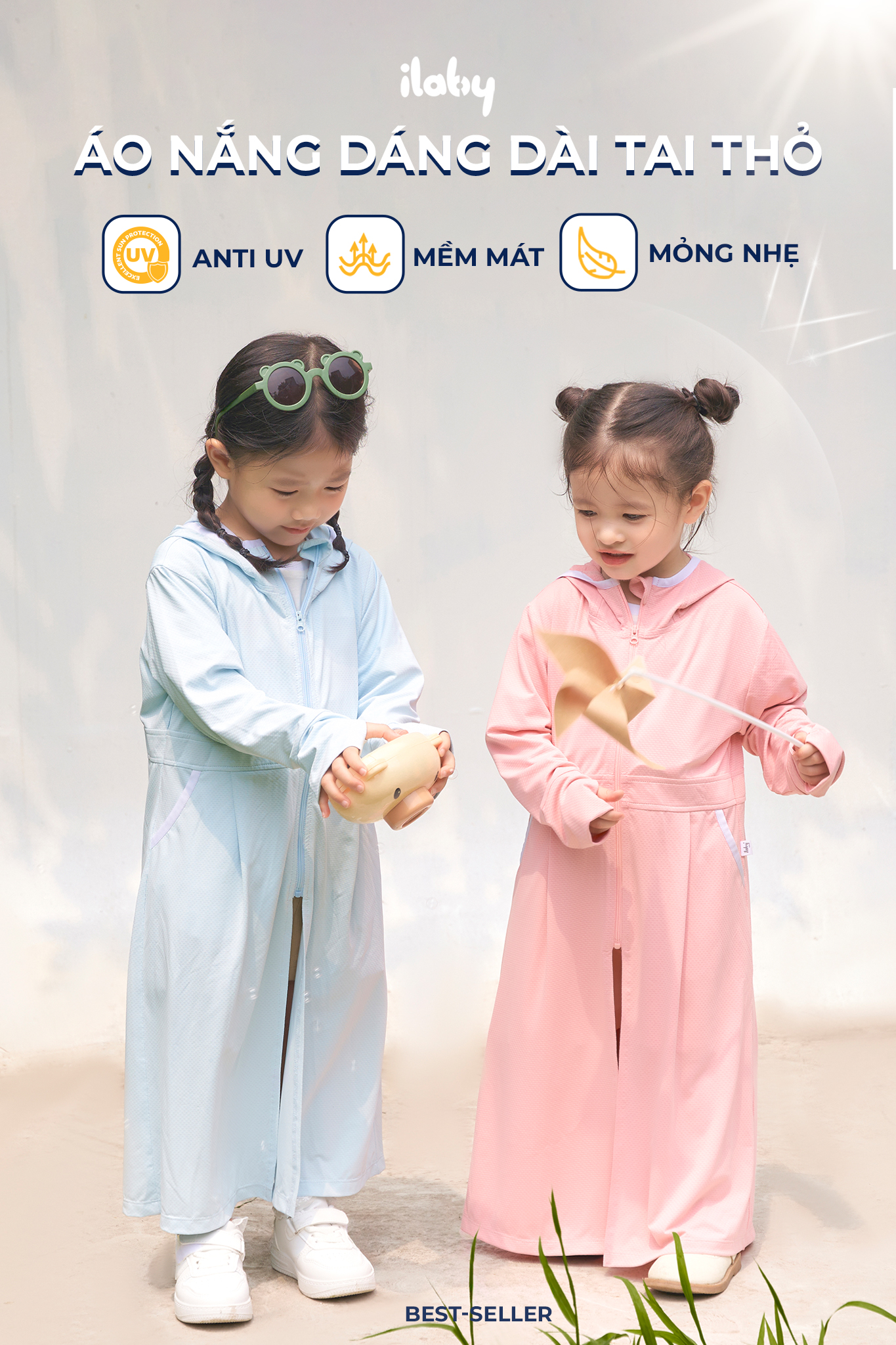 [🆕🇻🇳] ILaby – Tự Tin và Tỏa Sáng 🧑‍🧒❤️️👶⭐️ ÁO NẮNG DÁNG DÀI TAI THỎ | 𝐂𝐇Ố𝐍𝐆 𝐔𝐕 𝟗𝟖%
Mẫu áo nắng được nhiều ba mẹ yêu thích nhất
Tặng ngay 60K+Miễn phí ship khi mua 2 sản phẩm bất kỳChất liệu thun  , shares-3✔️ , likes-9❤️️ , date-2024-06-22 17:00:03🇻🇳🇻🇳🇻🇳📰🆕