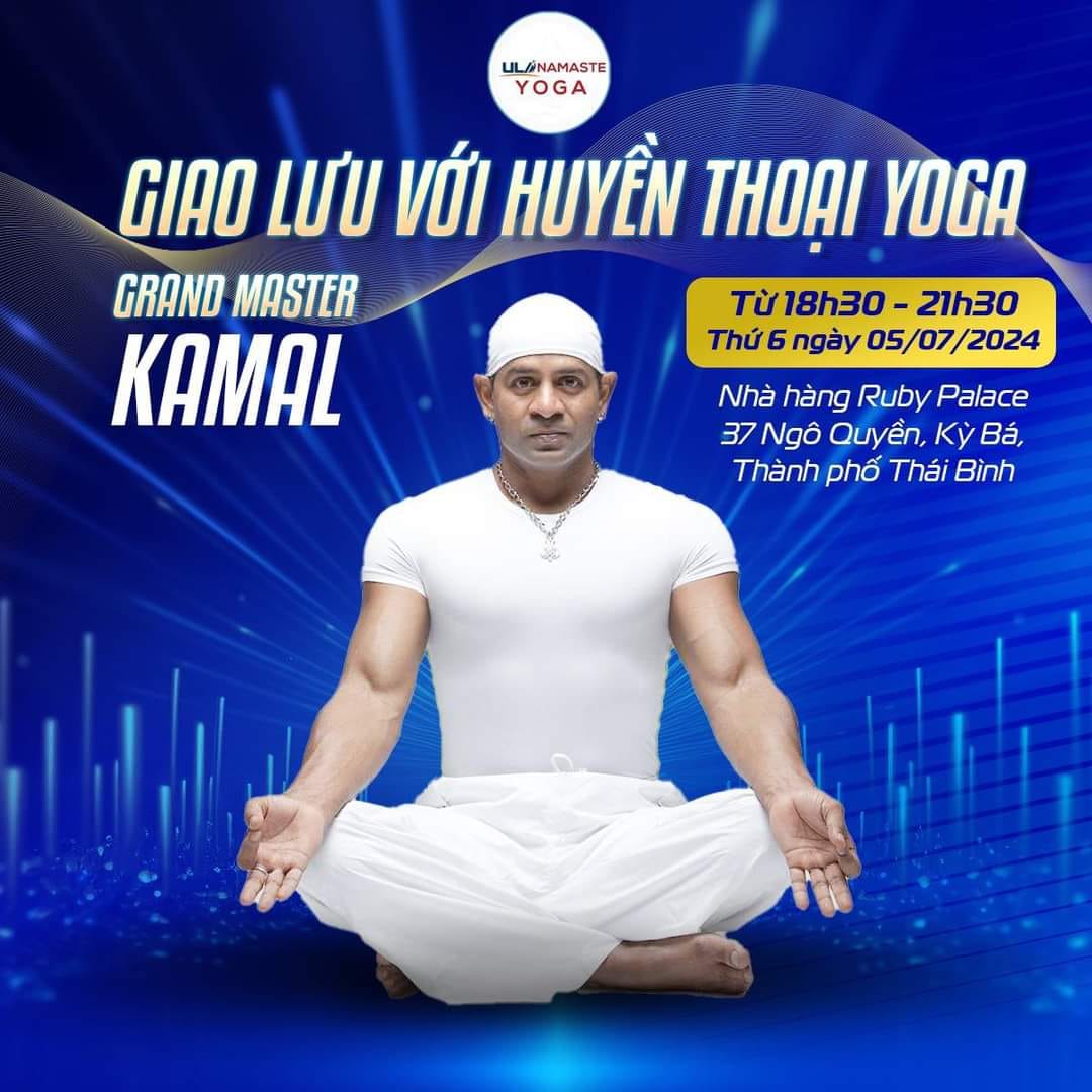 [🆕🇻🇳] ULA Namaste YOGA -Thanh Hóa 🧘 Top1Yoga 🤸🏻‍♀️ HÀNH TRÌNH LAN TOẢ YOGA CỦA ĐẠI SƯ KAMAL VÀ HỆ THỐNG ULA NAMASTE sẽ có mặt tại tp Thái Bình

Thời gian: Từ 18h30 – 21h30 , Thứ 6 ngày 05/07/2024
 Địa điểm: , shares-2✔️ , likes-1❤️️ , date-2024-06-27 00:06:00🇻🇳🇻🇳🇻🇳📰🆕