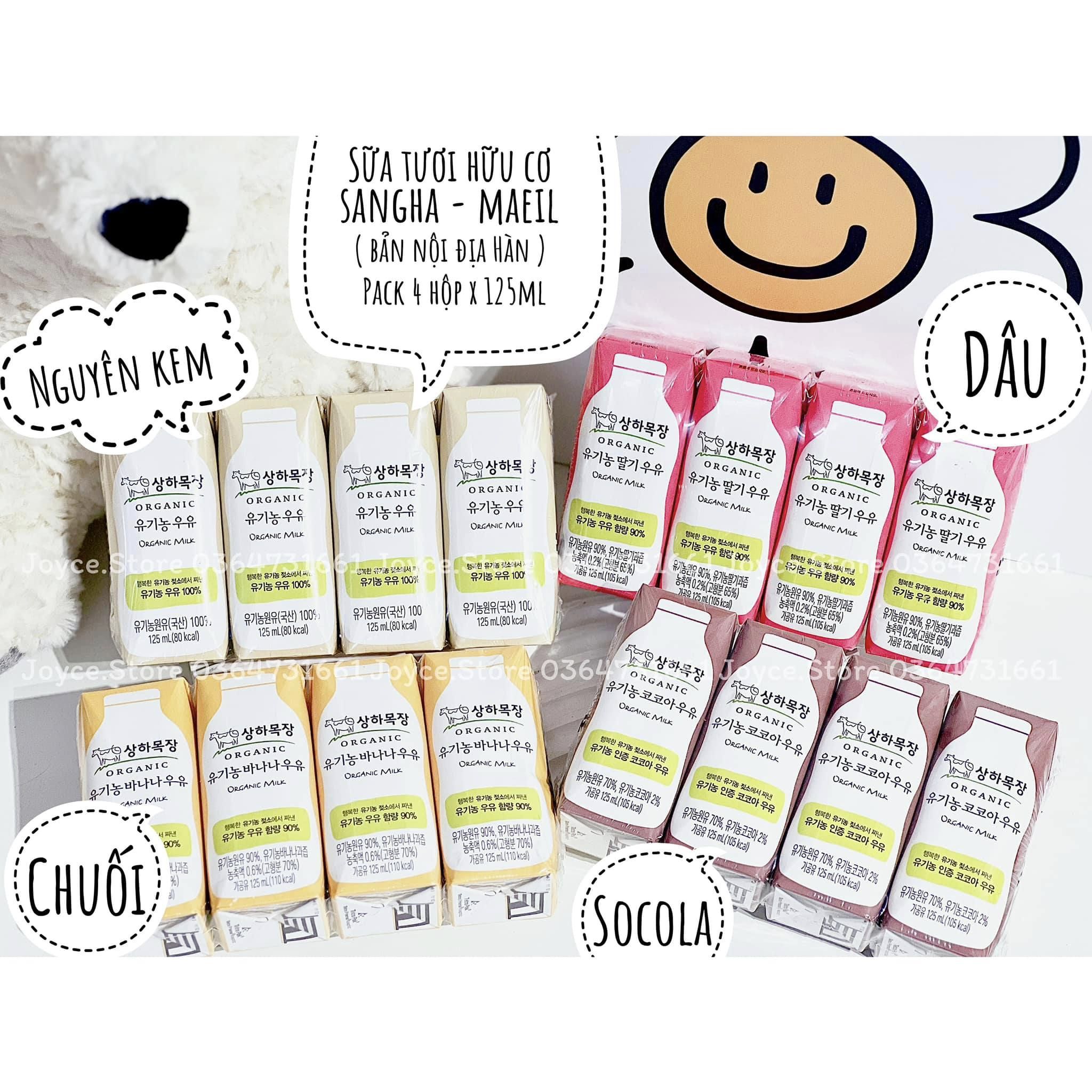 [🆕🇻🇳]  Joyce.Store – Mama & Babie care –  Đồ trẻ em 🧑‍🧒❤️️👶⭐️  SỮA TƯƠI SANGHA ORGANIC HÀN QUỐC (Lốc 4 hộp x 125ml) – BỔ SUNG DHA & EPAĐây là dòng sữa tươi hữu cơ siêu sạch nên rất tốt cho tiêu hóa của các bé yêu. , shares-0✔️ , likes-0❤️️ , date-2024-07-01 01:43:41🇻🇳🇻🇳🇻🇳📰🆕