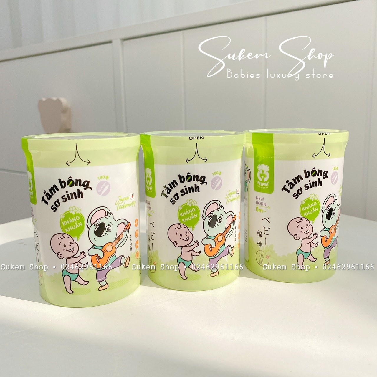 [🆕🇻🇳] Sukem Shop – Chuyên đồ sơ sinh mẹ và bé 🧑‍🧒❤️️👶⭐️ Mẹ đang tìm TĂM BÔNG cho bé, đặc biệt là bé SƠ SINH và có tính KHÁNG KHUẨN ???
Mẹ hãy thử Tăm bông sơ sinh kháng khuẩn Mipbi:
Với công nghệ NHẬT BẢN, đư , shares-0✔️ , likes-3❤️️ , date-2024-07-03 20:00:00🇻🇳🇻🇳🇻🇳📰🆕