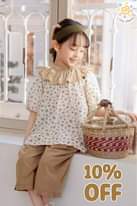 [🆕🇻🇳] Little cheese – Little cheese 🧀 korean style for kids 🧑‍🧒❤️️👶⭐️ SPARKLE AND SHINE – LIMITED OFFERS – 10% OFF Một set đồ tiêu biểu cho phong cách nhẹ nhàng đơn giản: Áo hoa nhí phối cổ bèo cách điệu kết hợp với quần chất , shares-0✔️ , likes-0❤️️ , date-🇻🇳🇻🇳🇻🇳📰🆕