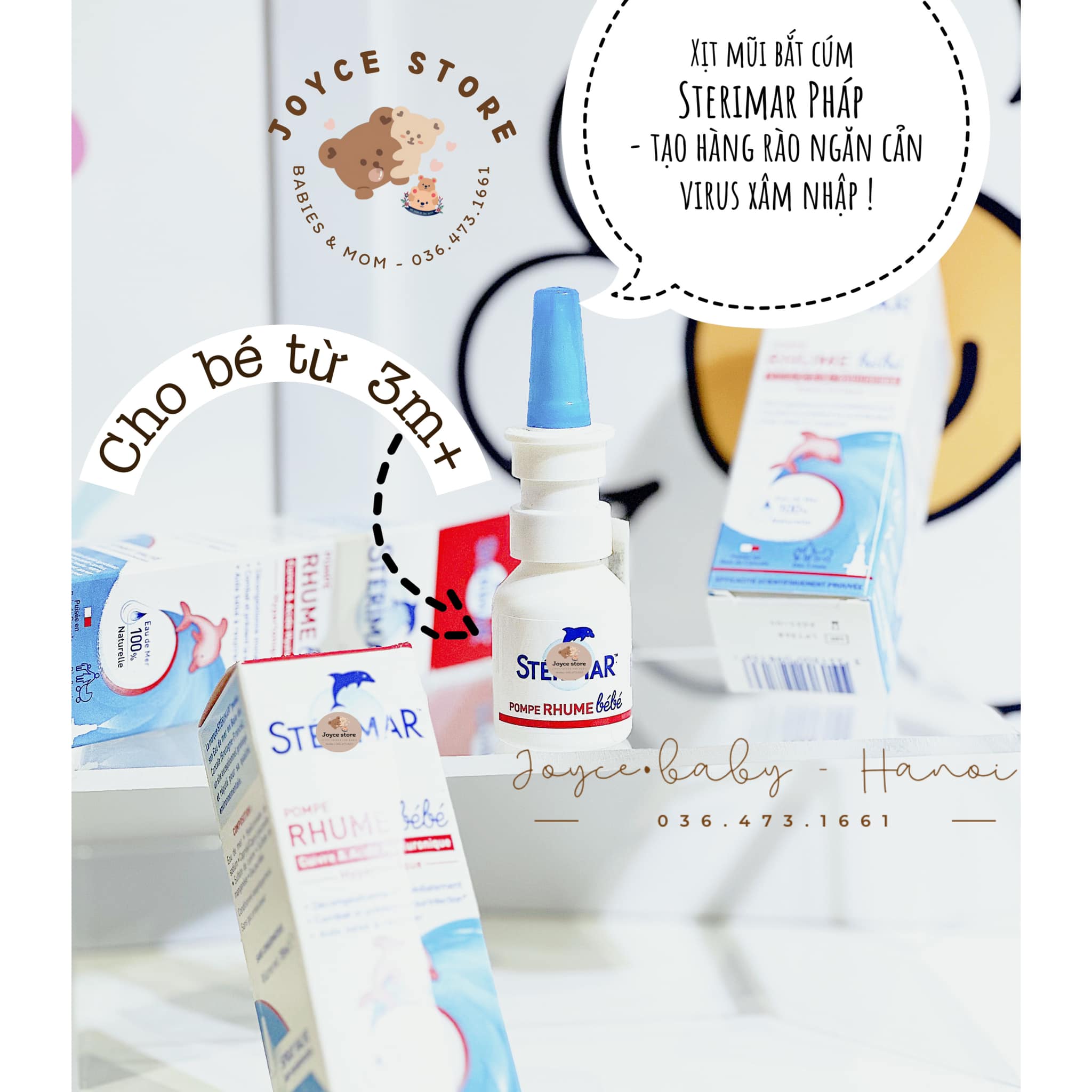 [🆕🇻🇳]  Joyce.Store – Mama & Babie care –  Đồ trẻ em 🧑‍🧒❤️️👶⭐️ Giao mùa đến các bé thi nhau hắt hơi sổ mũi cảm cúm bố mẹ nên thủ sẵn 1 chai xịt Sterimarbắt cúm nhà em về chữa cháy siêu đỉnh
Với thành phần 100% nước  , shares-0✔️ , likes-1❤️️ , date-2024-06-27 14:31:09🇻🇳🇻🇳🇻🇳📰🆕