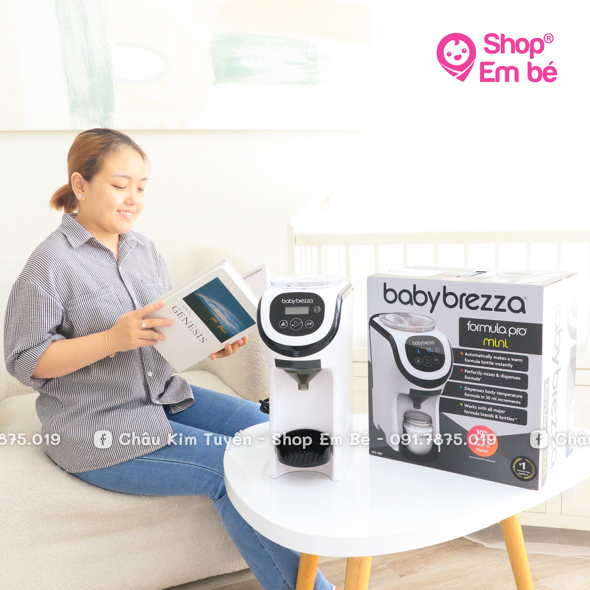 [🆕🇻🇳]  SHOP EM BÉ 🧑‍🧒❤️️👶⭐️ Một ngày chốt 3 Máy pha sữa Brezza mini
Máy siu nhỏ gọn, dễ di chuyển, sử dụng trên cả oto thích hợp gia đình du lịch trên mọi chuyến đi.
Pha sữa các  , shares-0✔️ , likes-0❤️️ , date-2024-06-30 17:50:12🇻🇳🇻🇳🇻🇳📰🆕