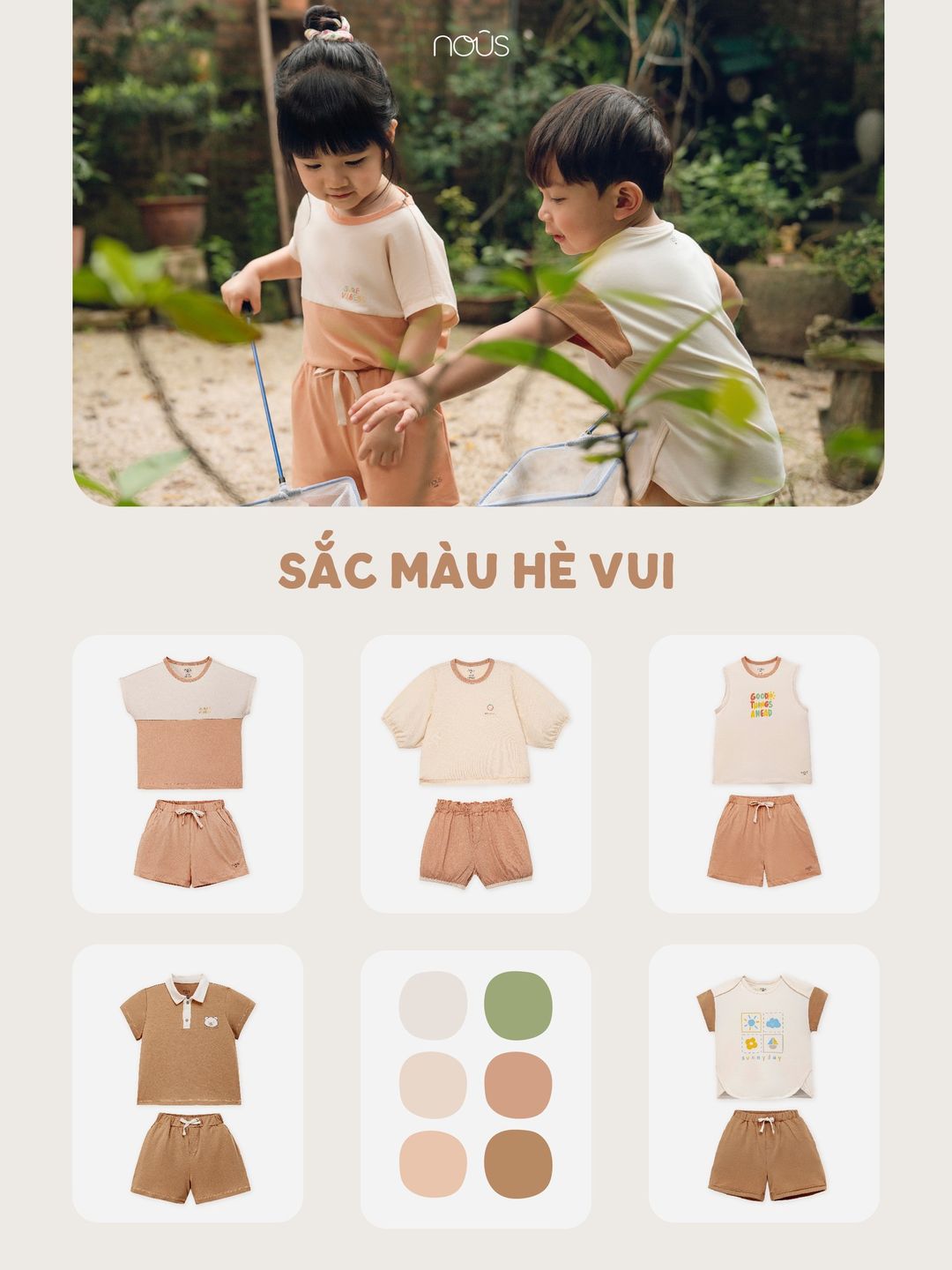 [🆕🇻🇳] Shop bé Moon – Nhà phân phối Nous Miền Bắc 😎❤️️⭐️  SẮC MÀU HÈ VUI
Bé Nous đã có trong tủ đồ chưa nè?Màu hồng ngọt ngào, màu xanh mát mẻ chắc hẳn đã quá quen thuộc trong tủ đồ của mỗi bé rồi đúng không m , shares-0✔️ , likes-5❤️️ , date-2024-07-06 01:00:34🇻🇳🇻🇳🇻🇳📰🆕