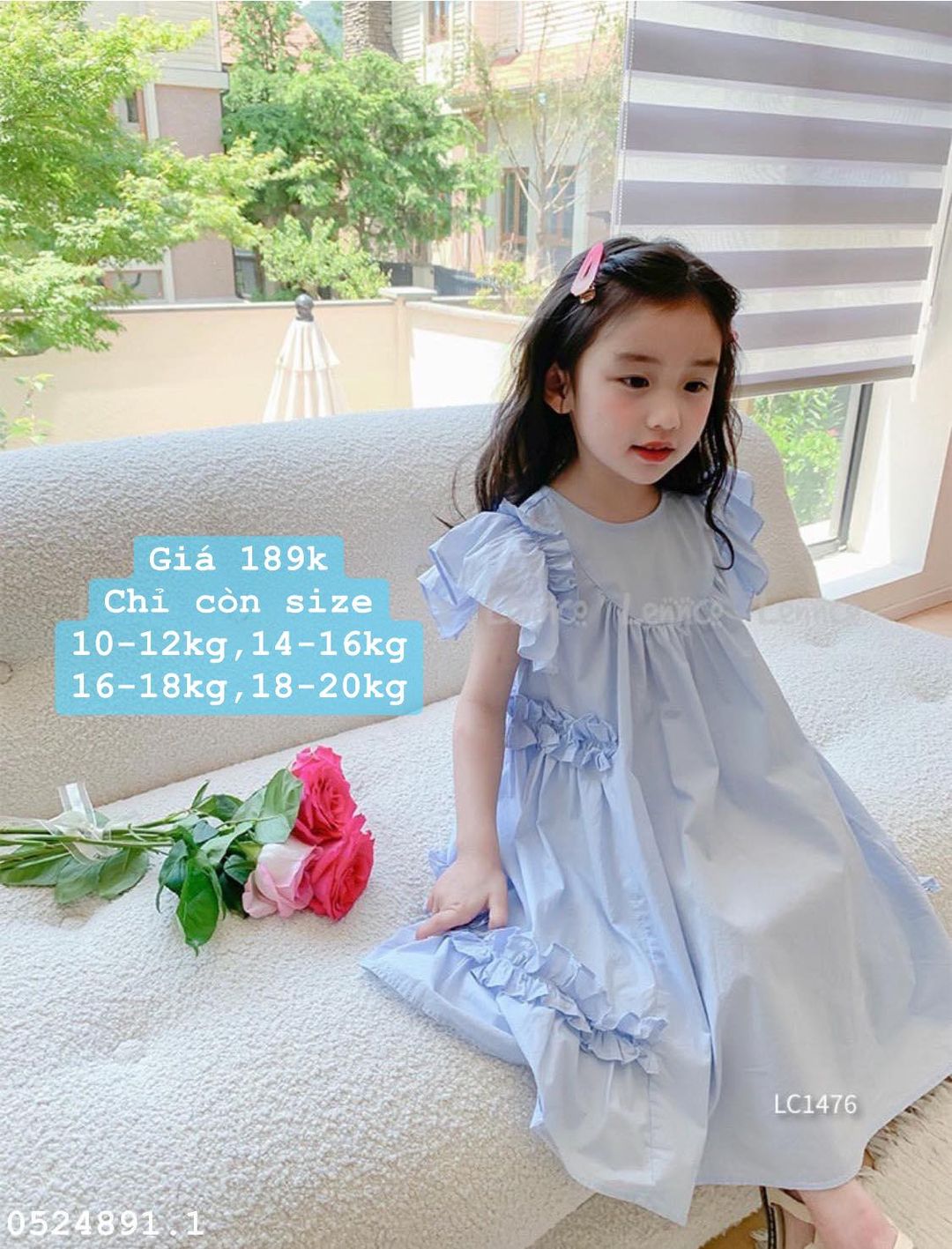 [🆕🇻🇳] Min kids VNXK – Quần áo trẻ em xuất xịn 🧑‍🧒❤️️👶⭐️ Màu sky blue xinh iu, kiểu dáng siu cưng.
Chất thô mềm, mịn, mát, thấm hút mồ hôi, bé măcn thoải mái.Size: 12/18m, 2/3y, 3/4y, 4/5yGiá: #189kLink  , shares-0✔️ , likes-0❤️️ , date-2024-07-08 01:45:30🇻🇳🇻🇳🇻🇳📰🆕