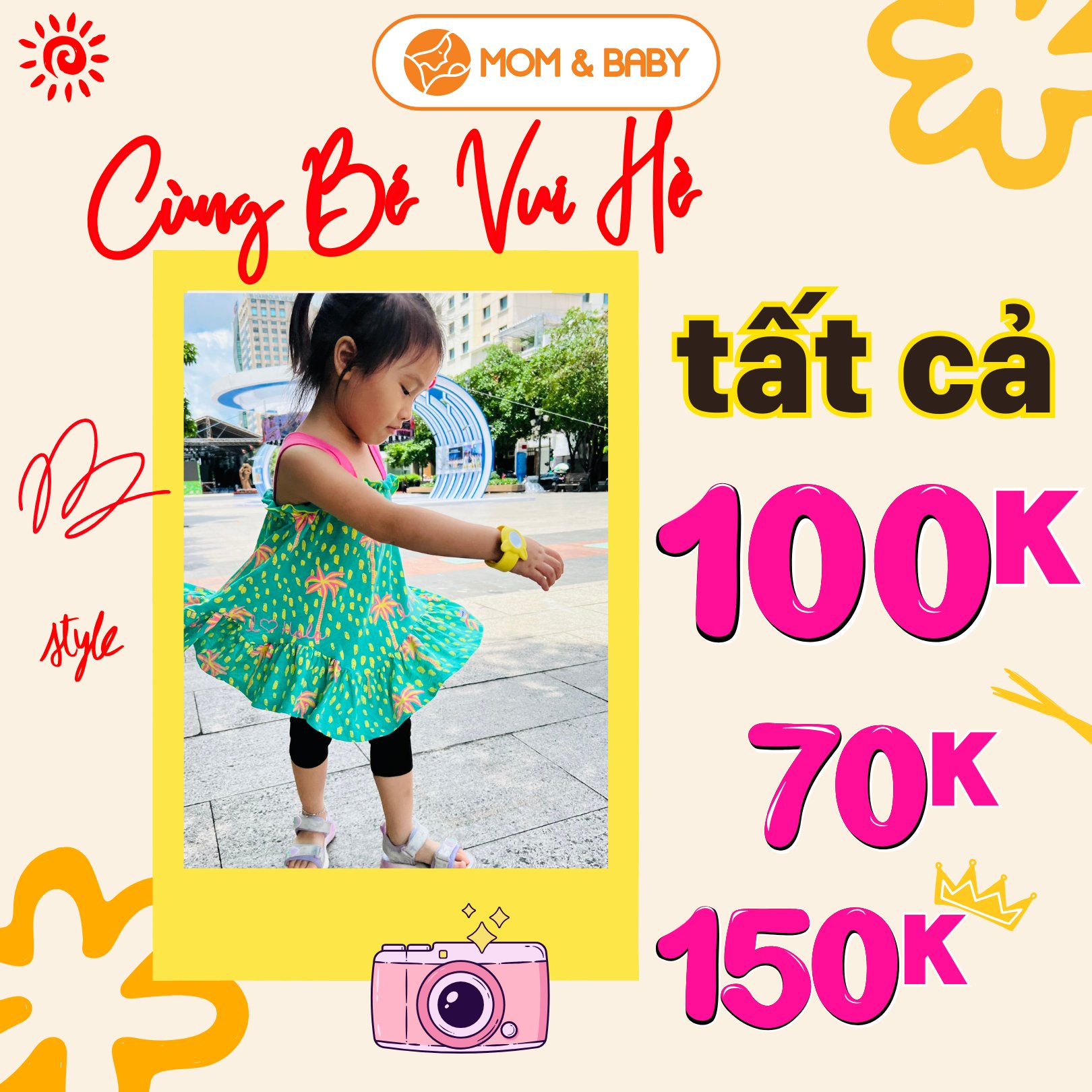 [🆕🇻🇳] Quần Áo Trẻ Em Hàn Quốc Mom & Baby  🧑‍🧒❤️️👶⭐️ Cùng bé vui hè. ĐỒNG GIÁ TẤT CẢ 70K – 100K – 150K
IB LIỀN TAY, MUA NGAY KẺO LỠ – CHẦN CHỪ LÀ HẾT SIZE Ạ!
– Quần áo nhập khẩu trực tiếp từ Hàn Quốc
– Mẫu mã , shares-1✔️ , likes-23❤️️ , date-2024-07-04 14:42:17🇻🇳🇻🇳🇻🇳📰🆕